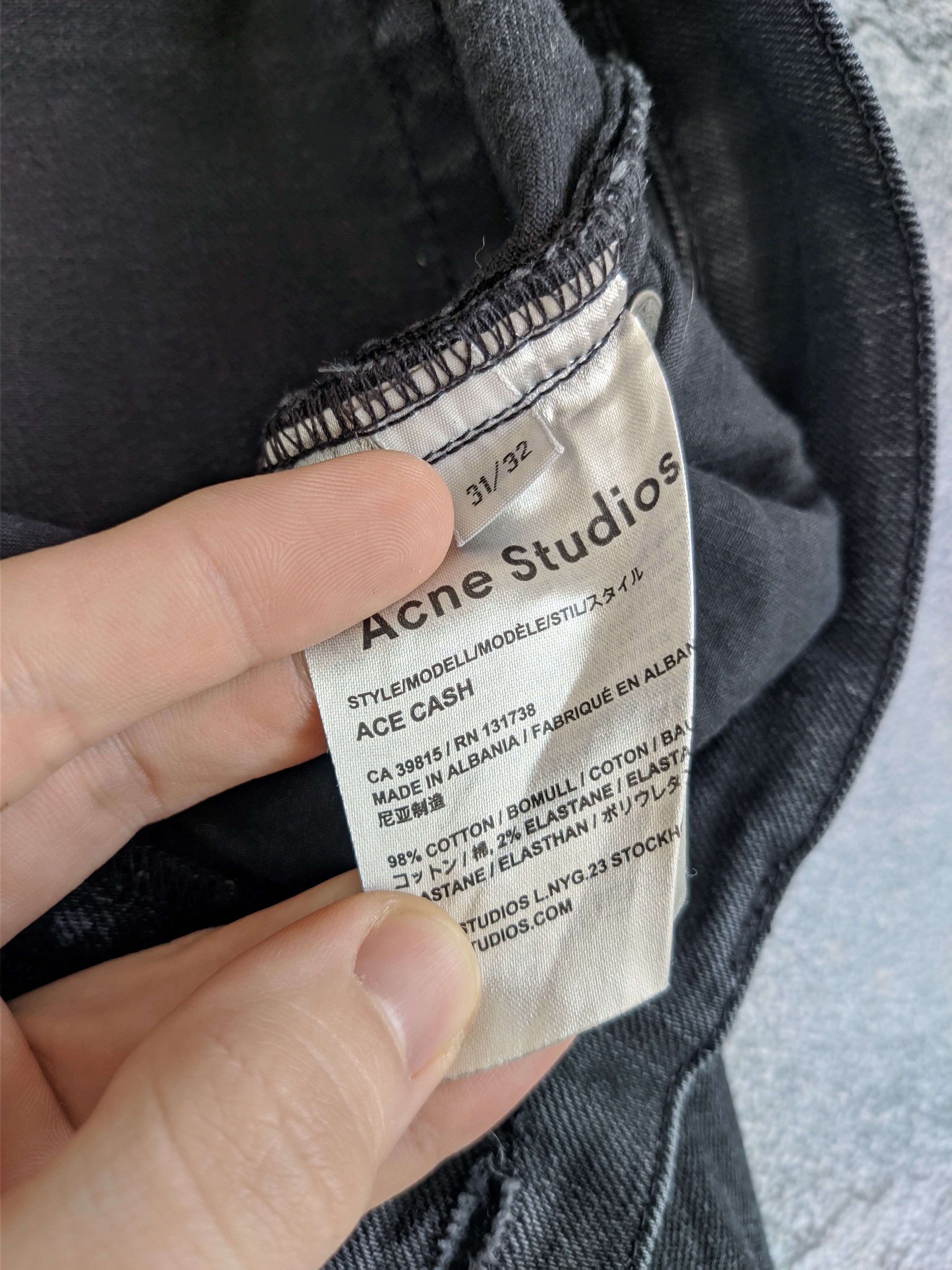 Acne Studios Acne studios jeans pants denim Size US 31 - 4 Thumbnail
