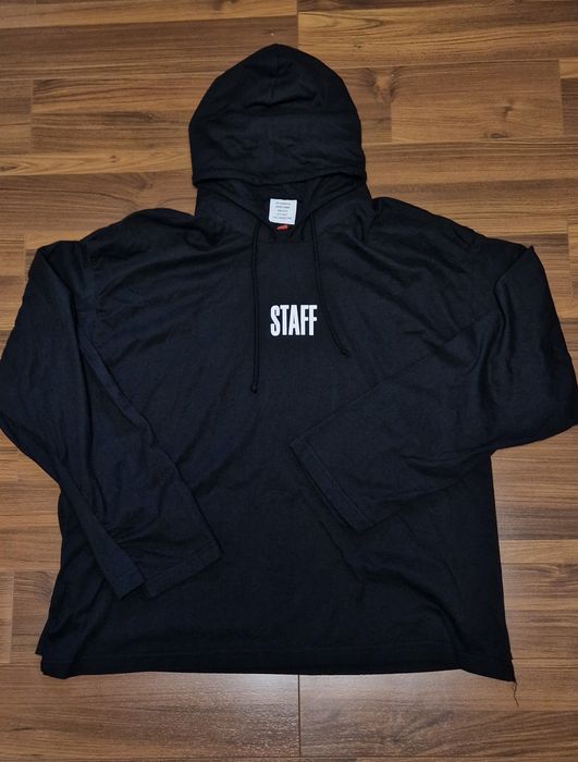 Vetements shop staff hoodie