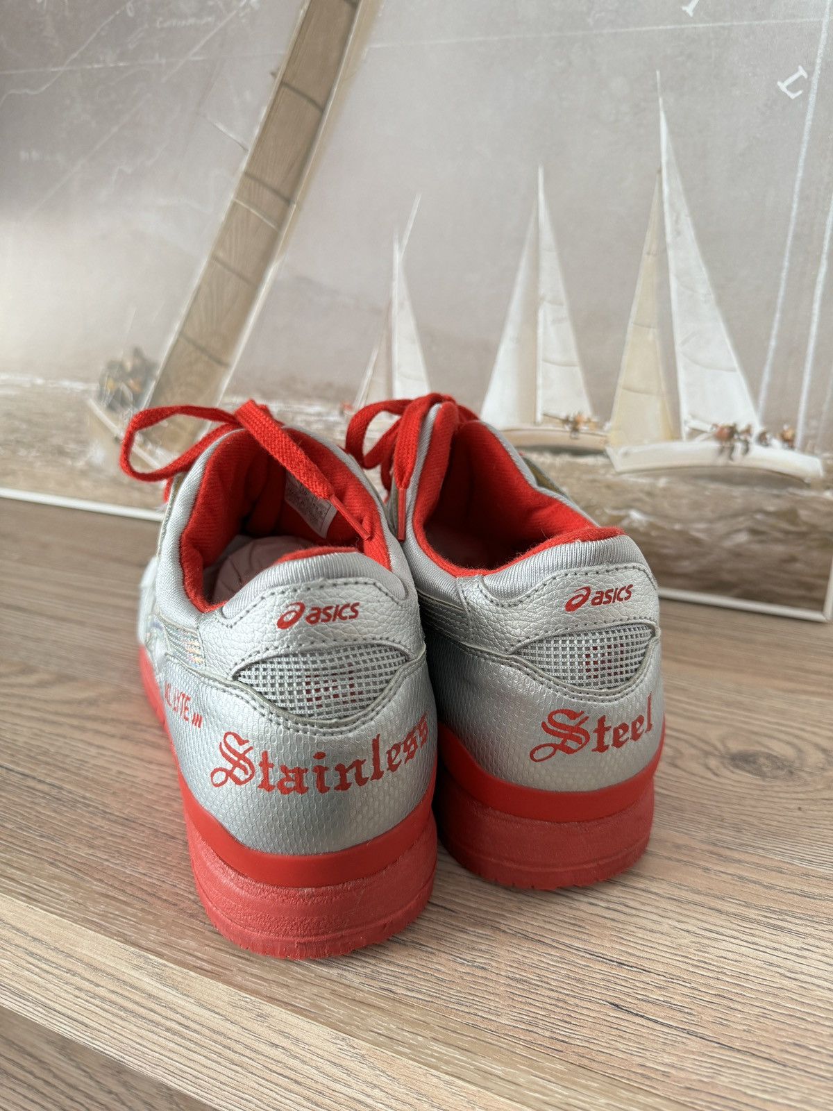 Asics × Ronnie Fieg ASICS x Ronnie Fieg x David Z Gel Lyte 3 Stainless Stell Size US 10.5 / EU 43-44 - 4 Thumbnail