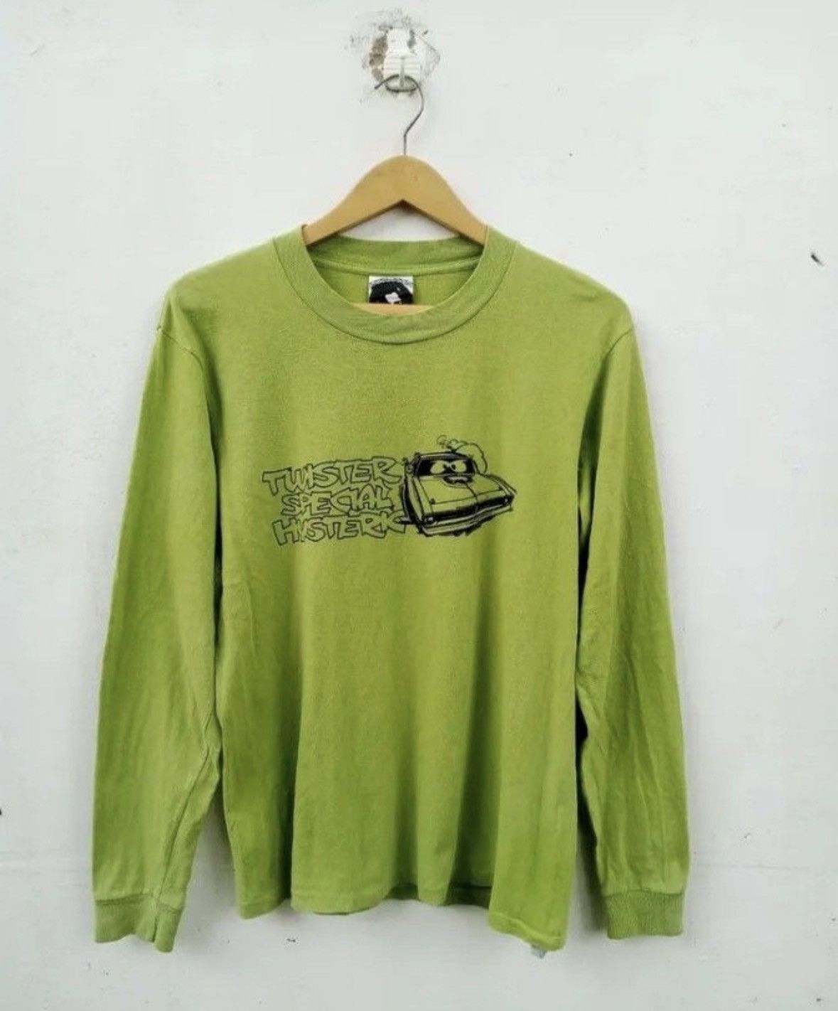 Hysteric Glamour green graphic long sleeve — late 90s