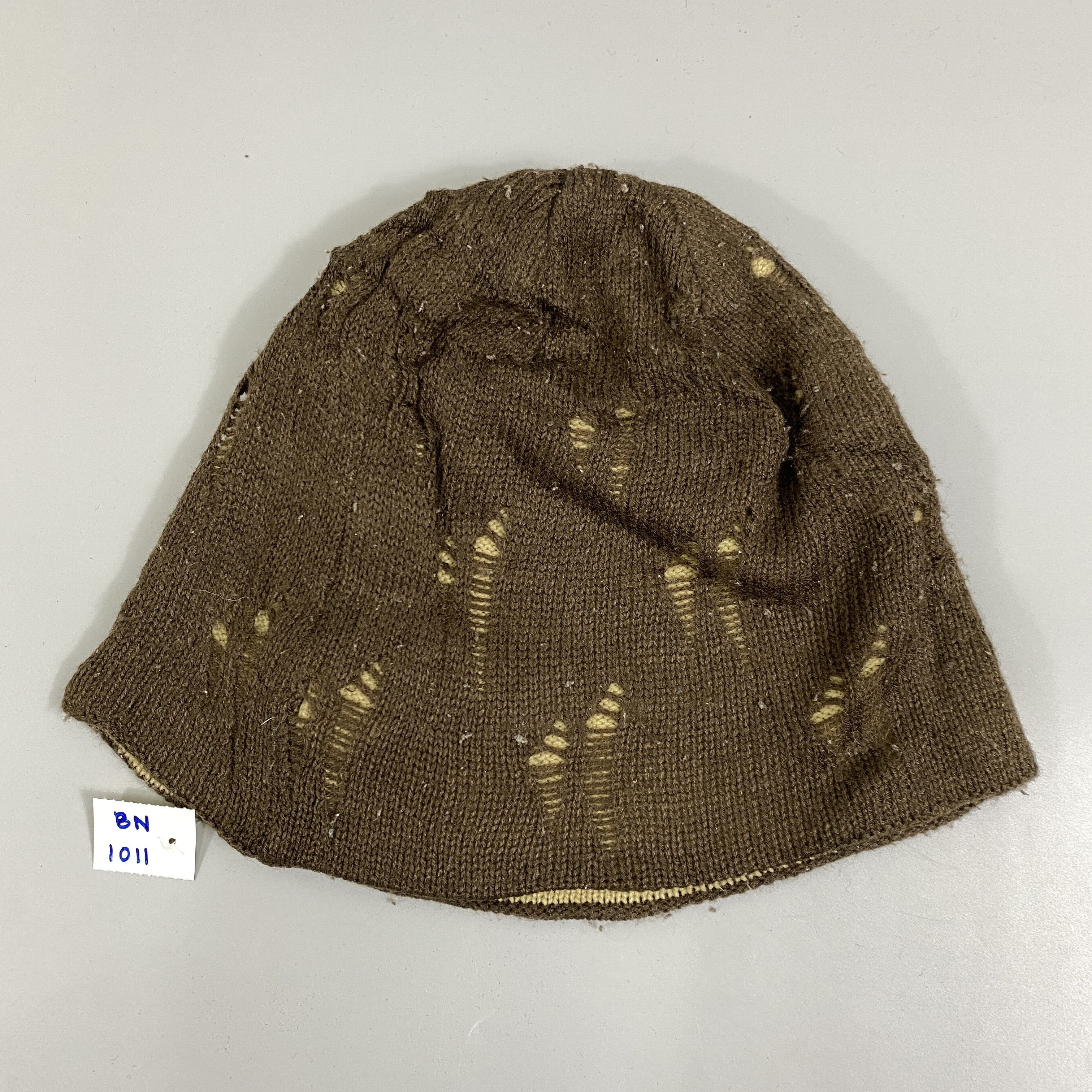 Japanese Brand Semantic Design Defect Slouchy Beanie Hat -BN1011 Size ONE SIZE - 7 Thumbnail