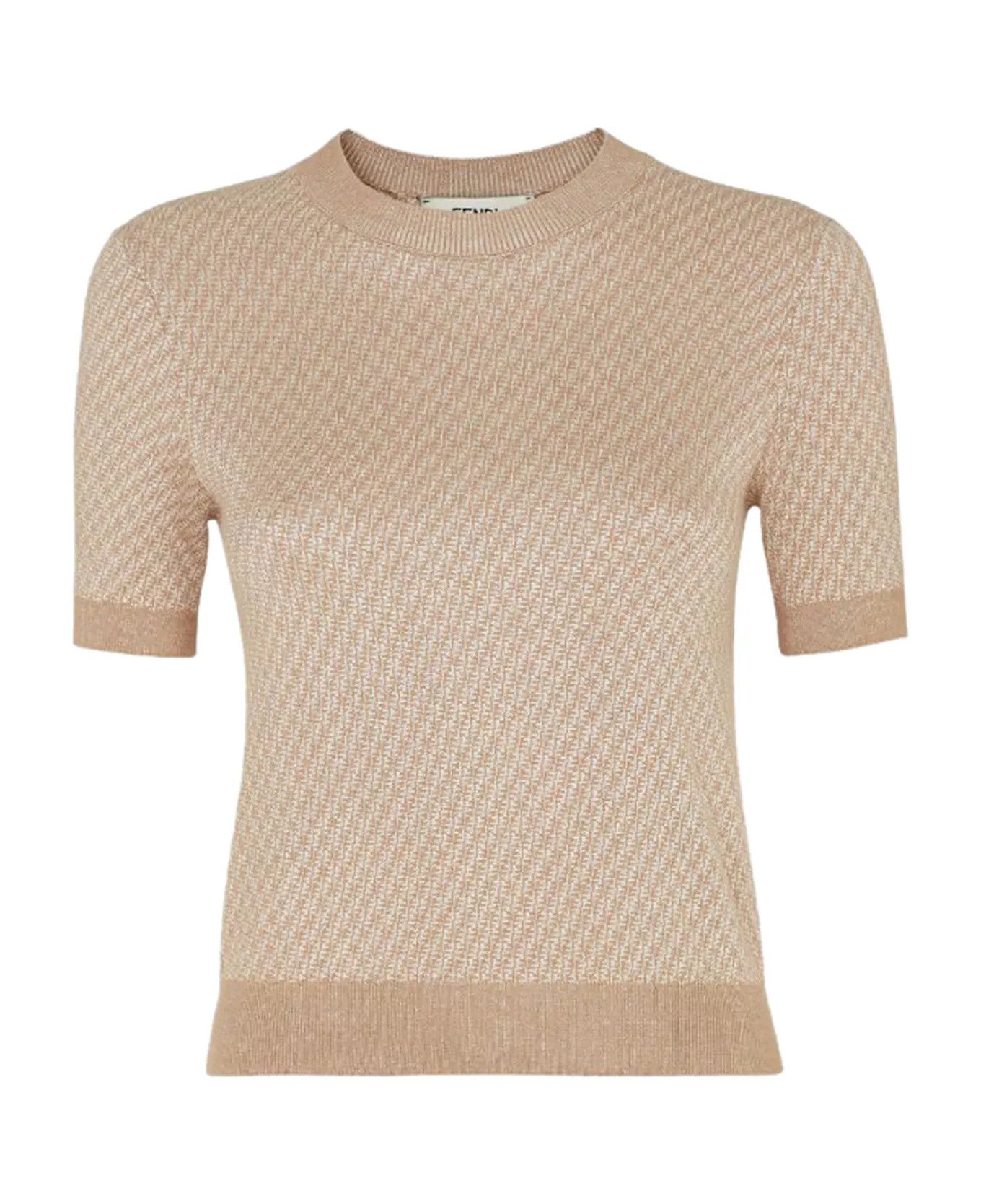 Fendi o1s1wg110326 Jumper in Beige Size M / US 6-8 / IT 42-44 - 1 Thumbnail
