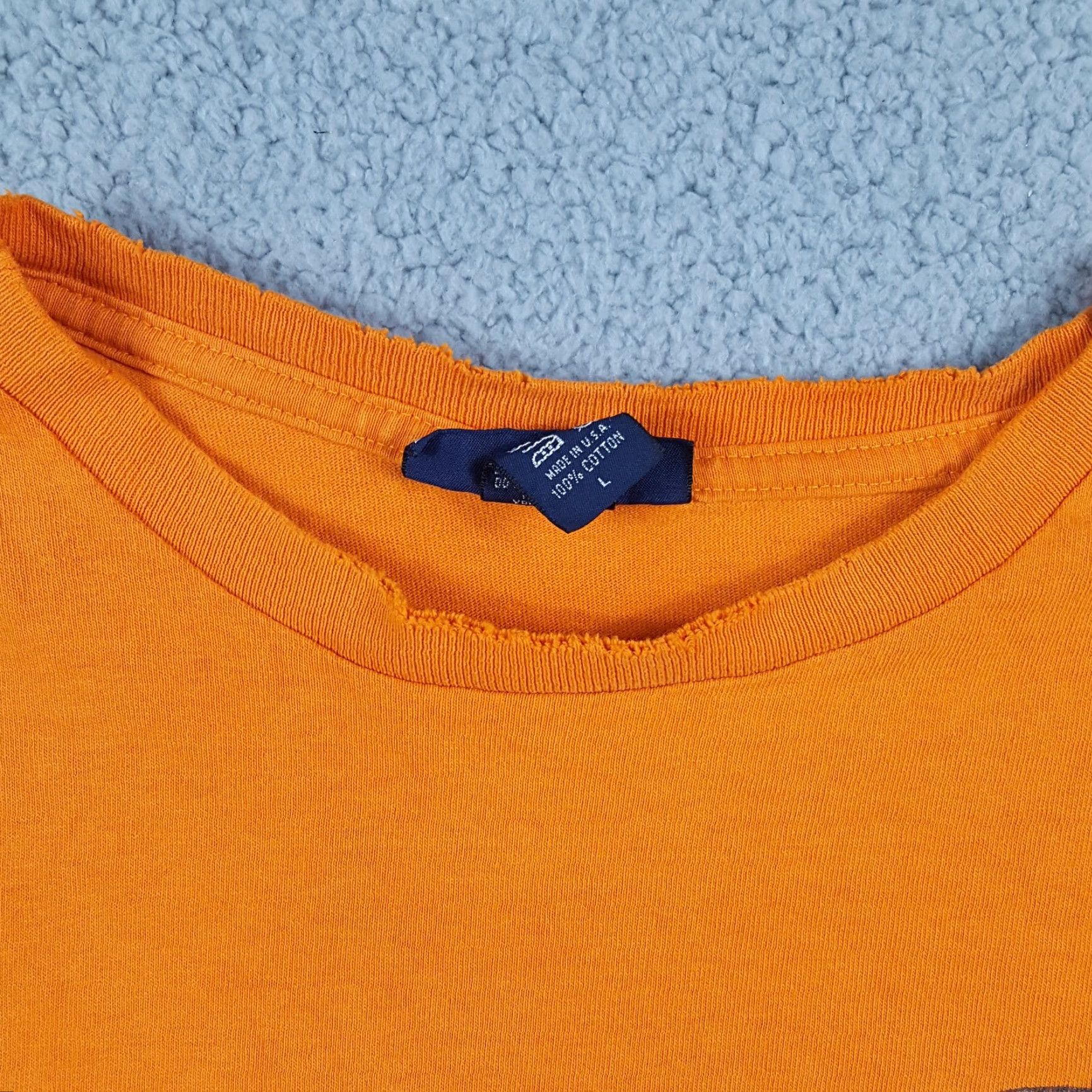Nautica VINTAGE Nautica T-Shirt Men's Large Orange Y2K 2000 Shark Beach Grunge Retro Size US L / EU 52-54 / 3 - 3 Thumbnail
