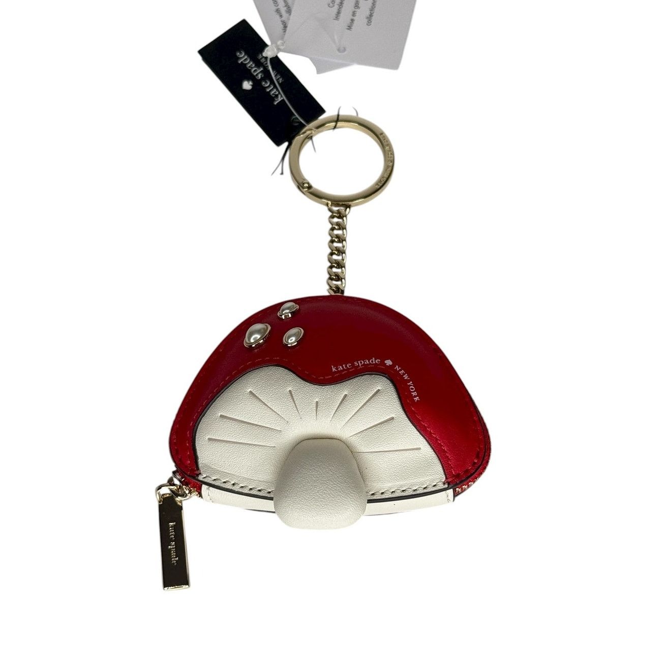 Kate Spade Kate Spade 3d Mushroom Bag Charm Keychain New Size ONE SIZE - 1 Thumbnail