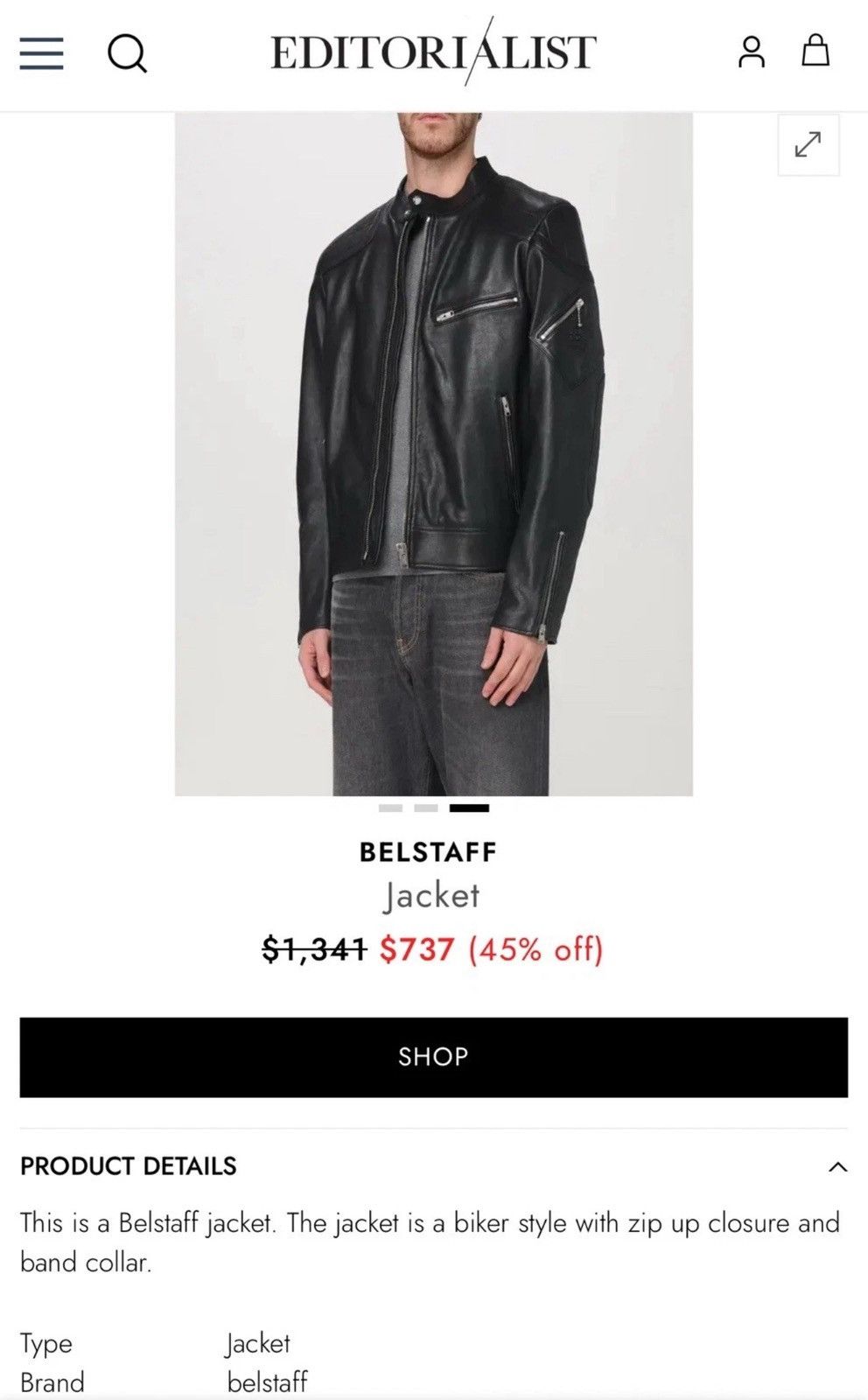 Belstaff ❗️NEW 🇬🇧 Belstaff Lamb Leather Jacket 104761 T Racer Size US M / EU 48-50 / 2 - 3 Thumbnail