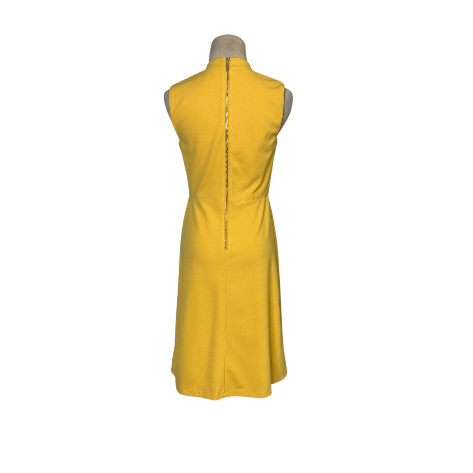 Tommy Hilfiger Tommy Hilfiger yellow crepe summer dress size 2 Size XS / US 0-2 / IT 36-38 - 2 Thumbnail