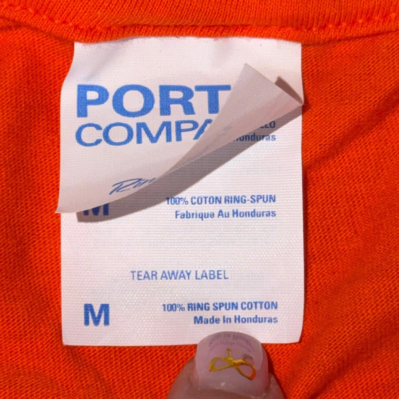 Other Port & Company Medium Orange Graphic T-Shirt Size US M / EU 48-50 / 2 - 5 Thumbnail