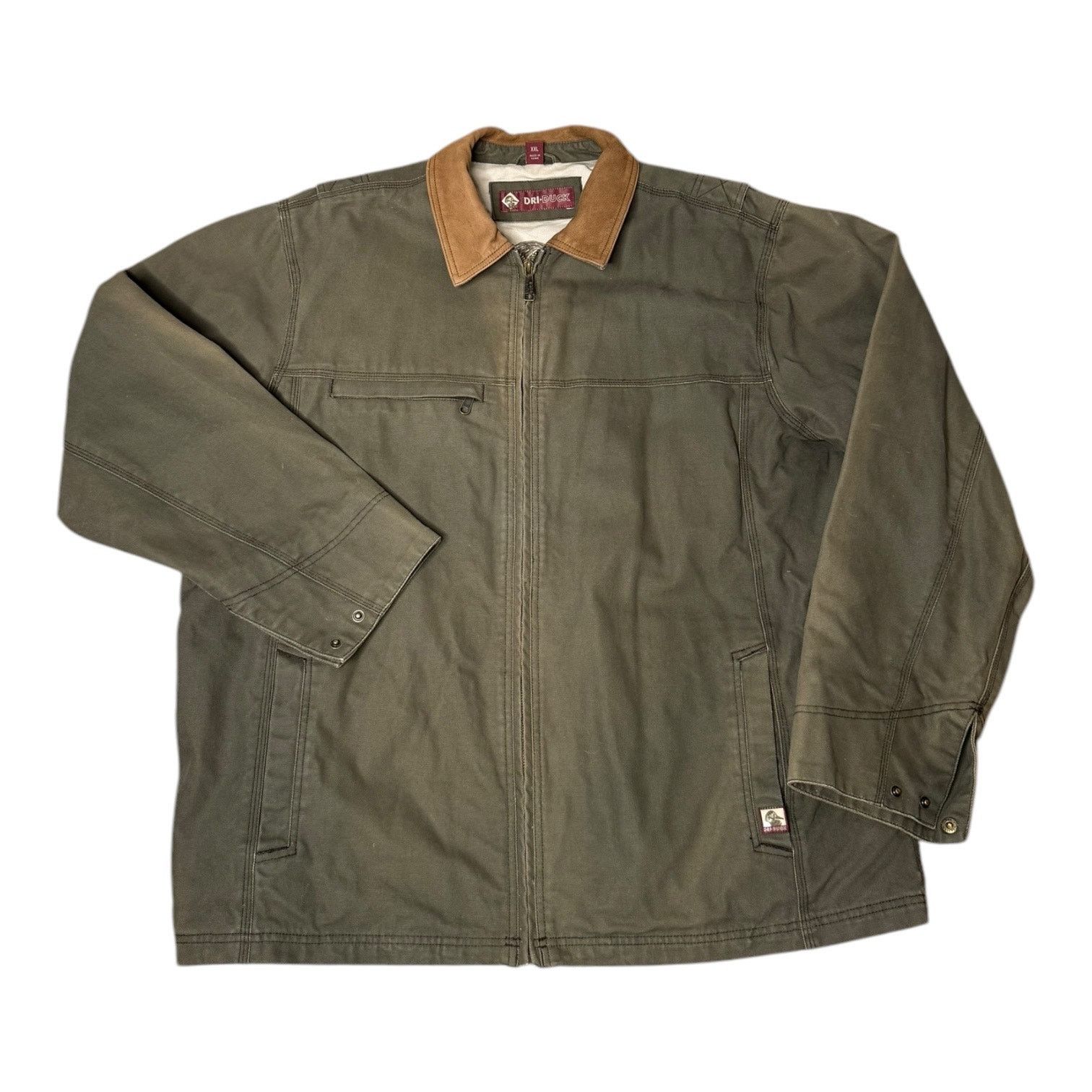 Other Dri-Duck Barn Jacket green canvan brown leather collar XXL Size US XXL / EU 58 / 5 - 1 Thumbnail