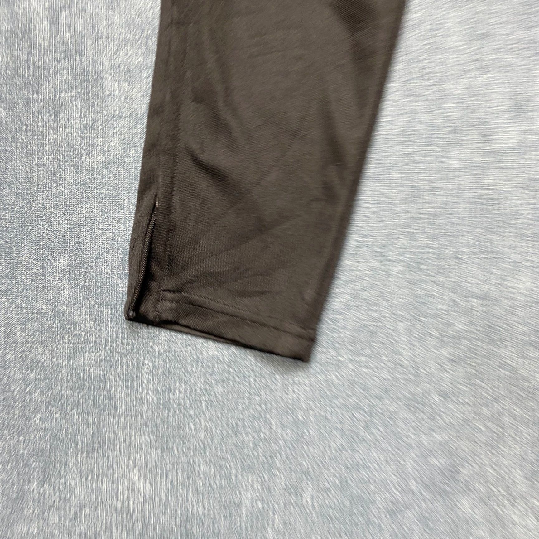 Adidas Adidas Track Pants Mens Small Black Stripes Ankle Zip Skinny Leg Performance Pockets Gym & Training Running & Jogging Walking Size US 29 - 2 Thumbnail