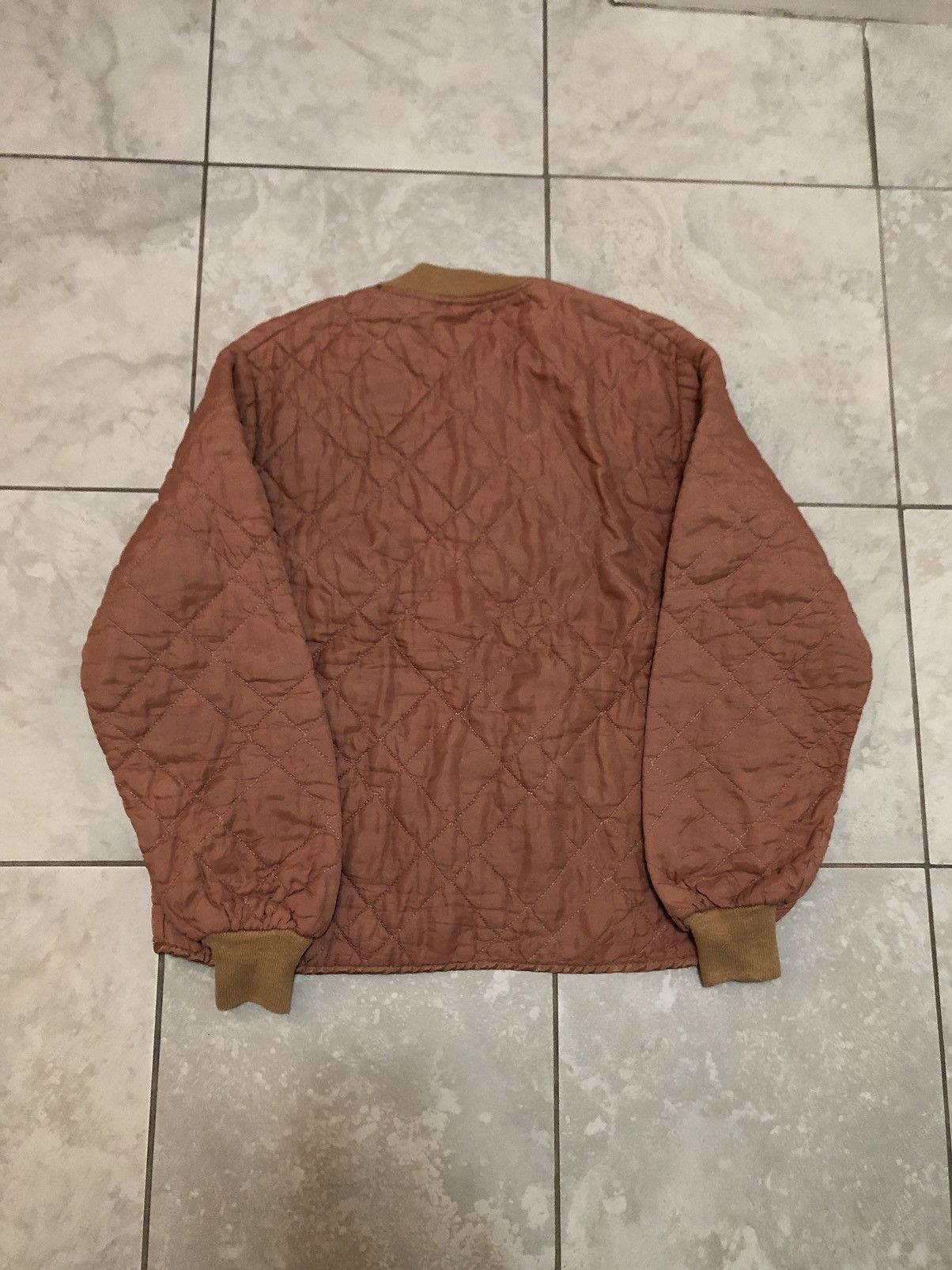Vintage Rare vintage 70s quilted bomber jacket Size US L / EU 52-54 / 3 - 4 Thumbnail