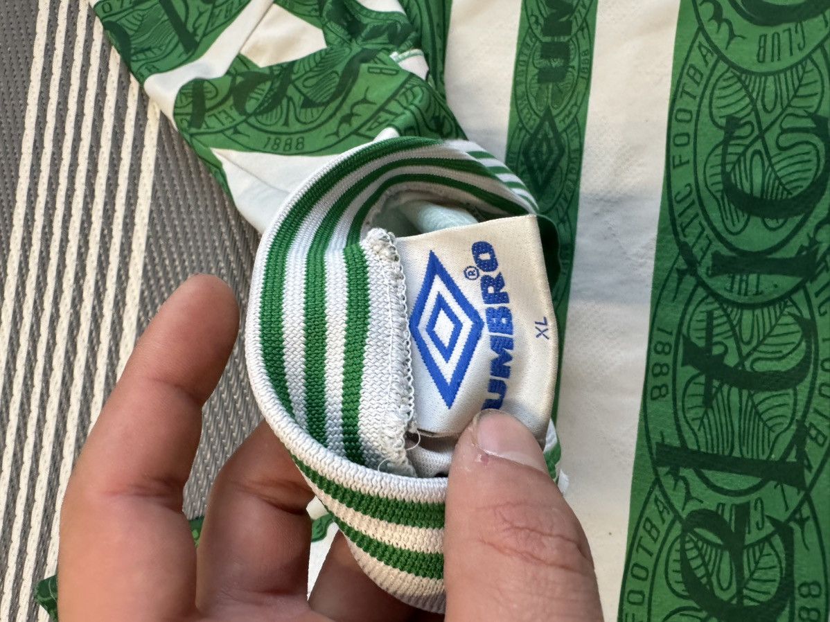 Umbro Vintage Celtic Scottish 1995/1997 Home FOOTBALL SHIRT SOCCER Size US XL / EU 56 / 4 - 2 Thumbnail