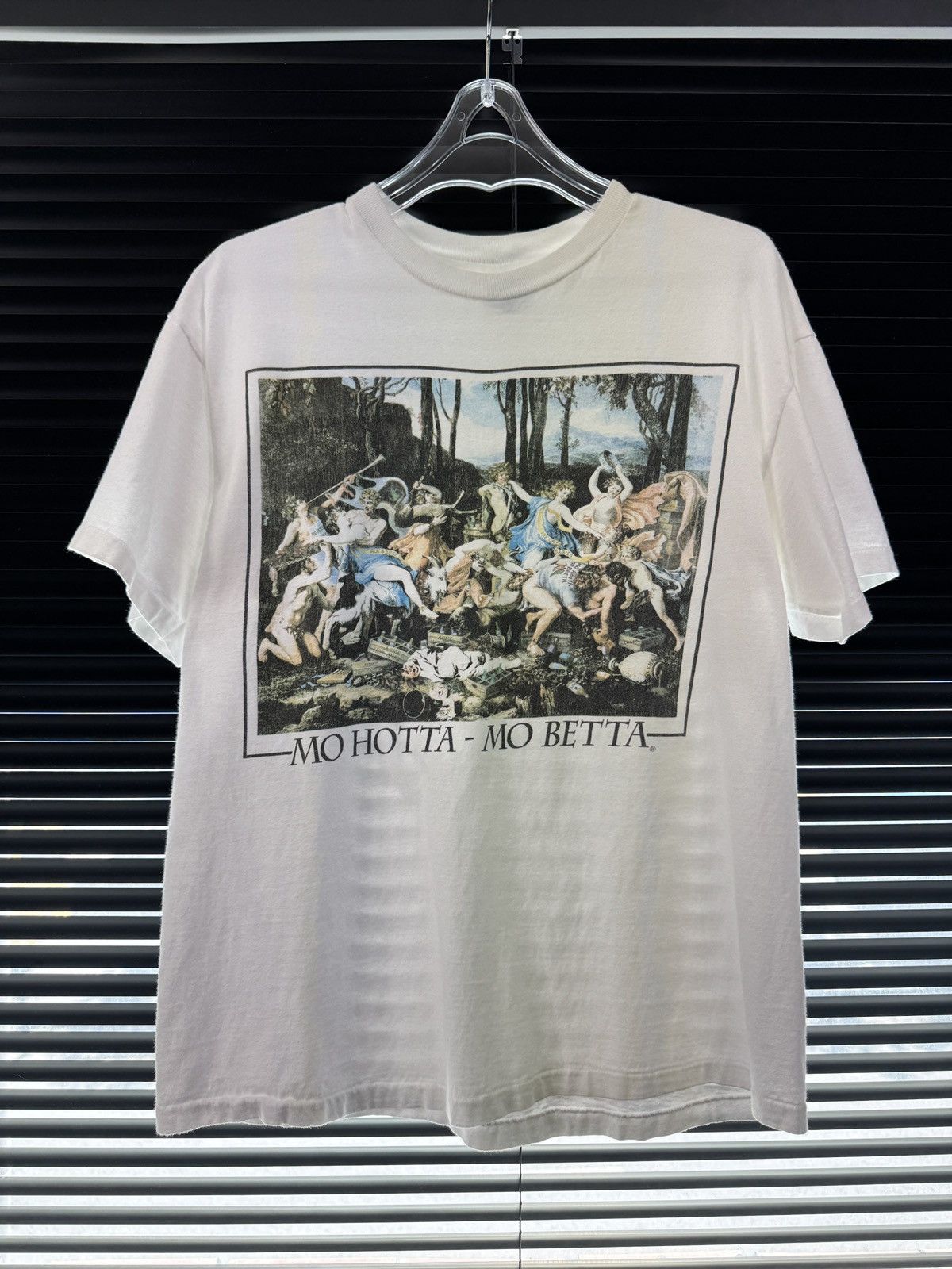 Vintage Vintage 90s Mo Hotta Mo betta Adult Art Parody Shirt Size US L / EU 52-54 / 3 - 1 Thumbnail