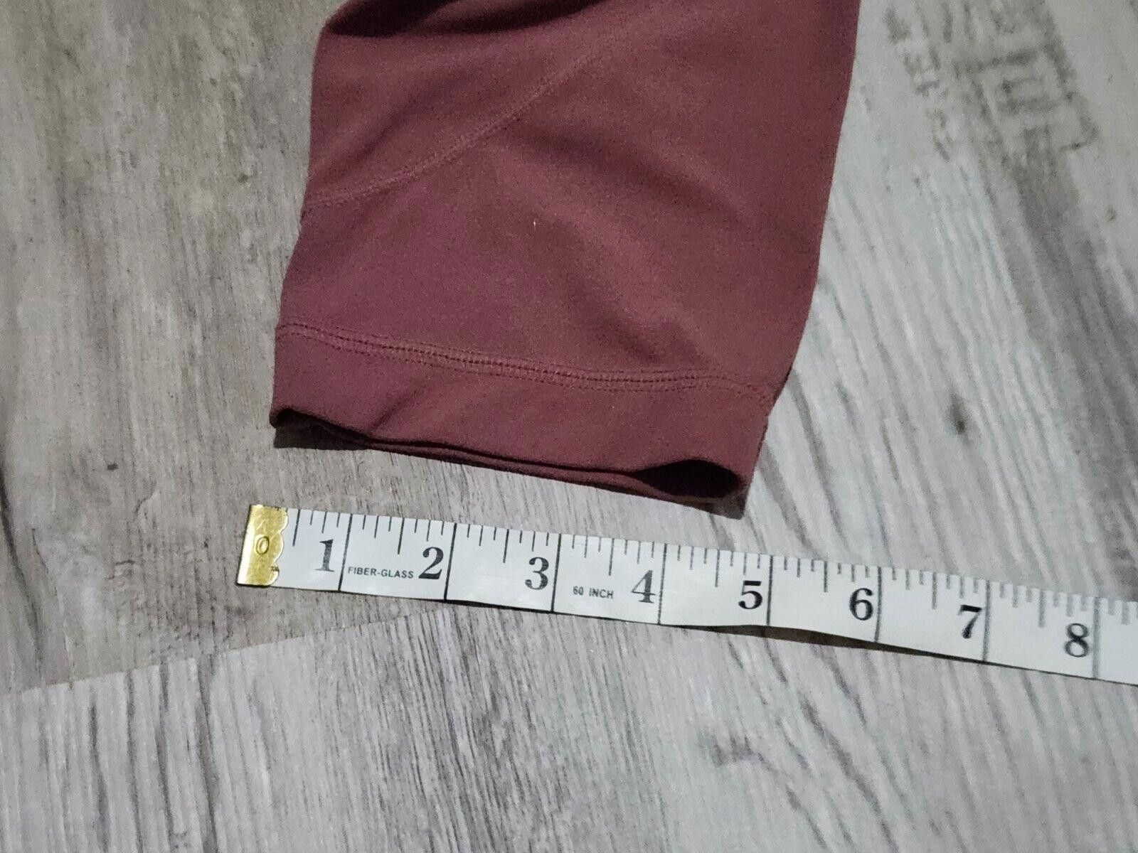 Designer Athleta Capris Medium Mauve Fitted Active Gym Yoga Size 32" / US 10 / IT 46 - 7 Thumbnail