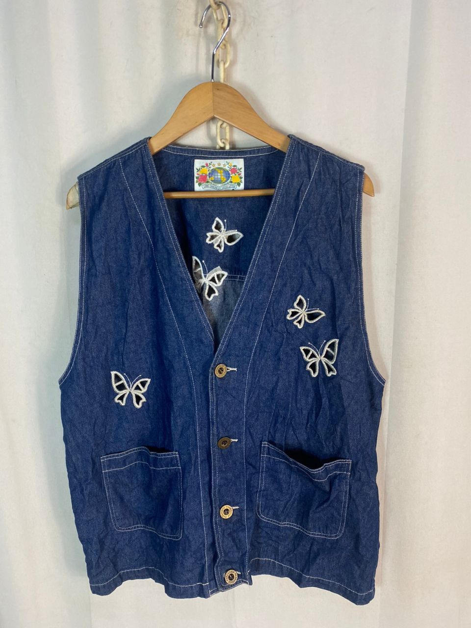 Japanese Brand × Vintage Worderful vacation denim vest by park house Size L / US 10 / IT 46 - 1 Thumbnail