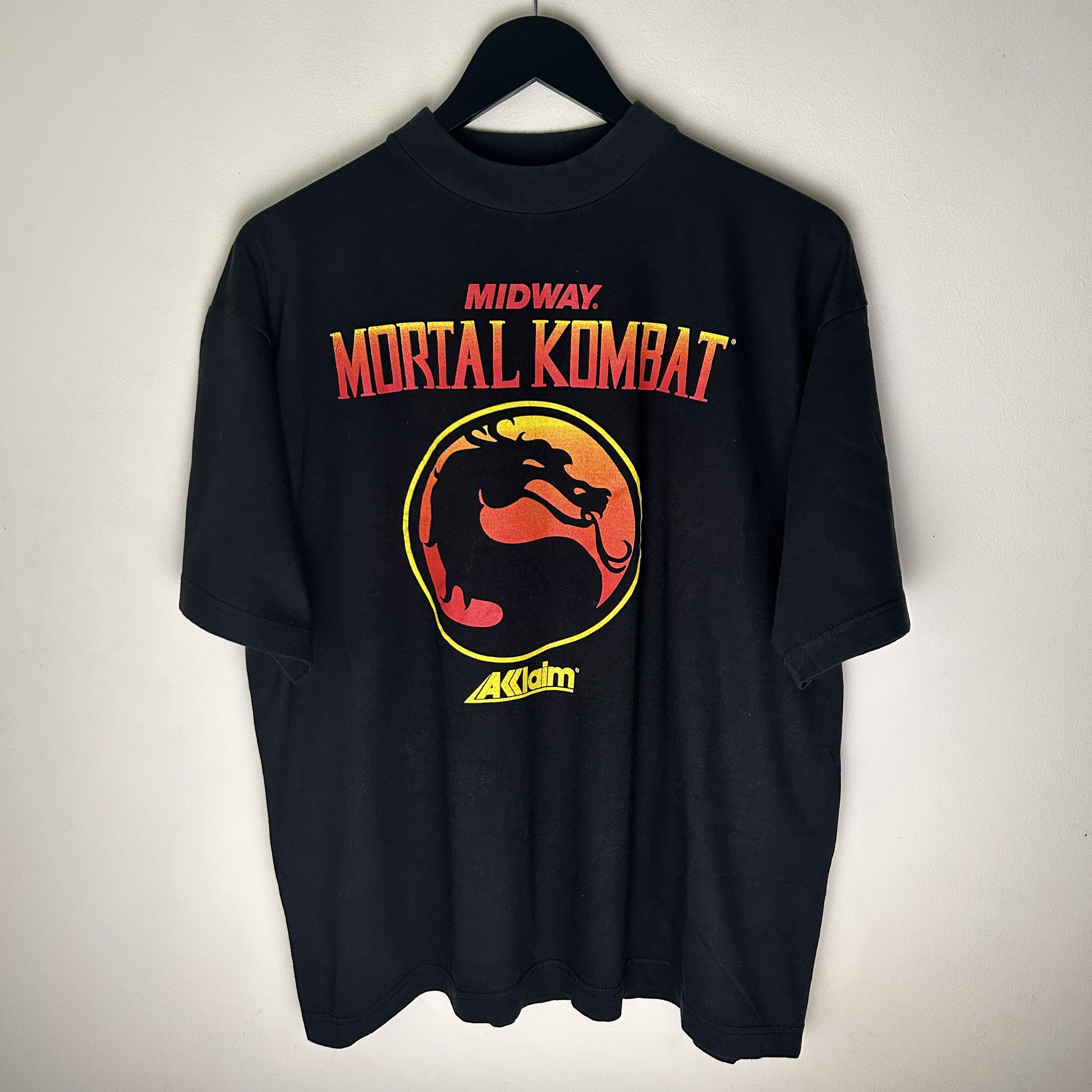 Vintage Vintage Mortal Kombat 1992 Game T-shirt Size US XL / EU 56 / 4 - 1 Thumbnail
