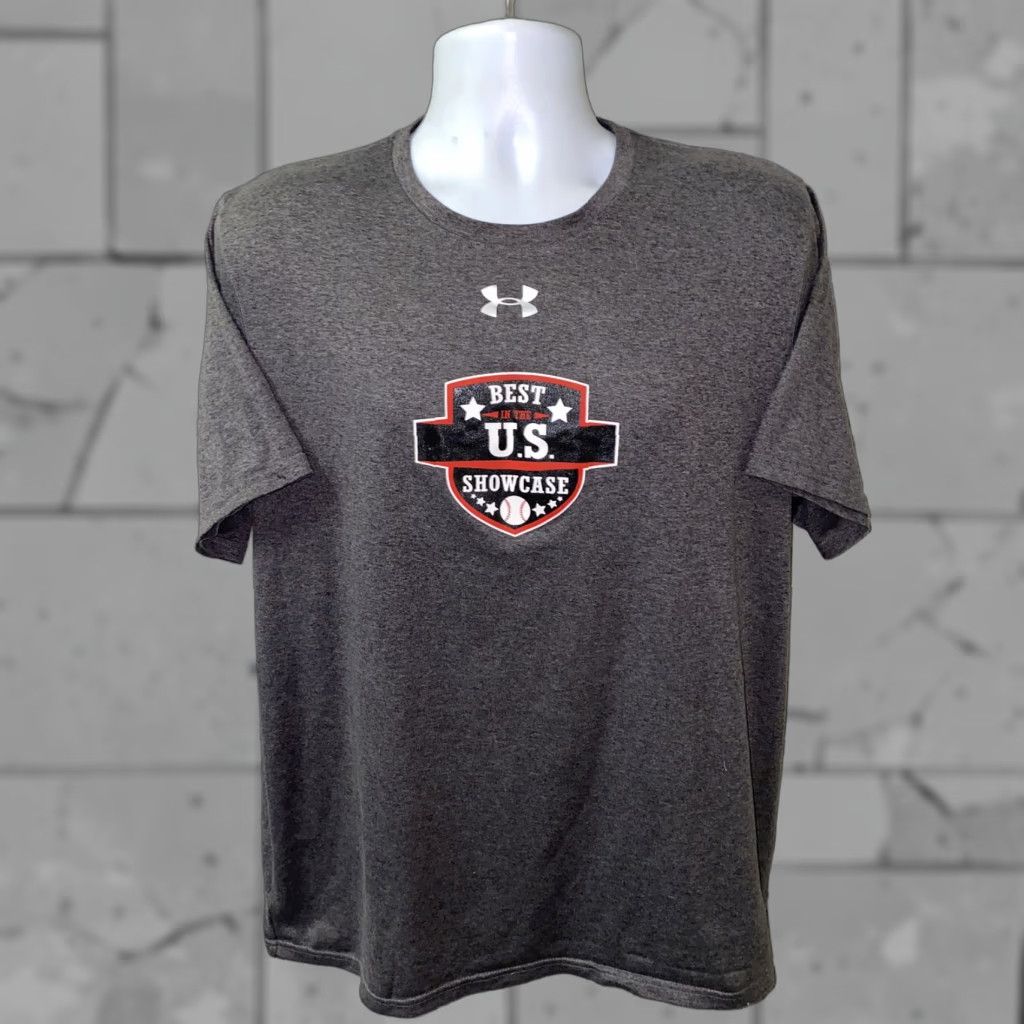 Under Armour Under Armour HeatGear Mens Gray Short Sleeve Graphic T-Shirt L Size US L / EU 52-54 / 3 - 1 Thumbnail