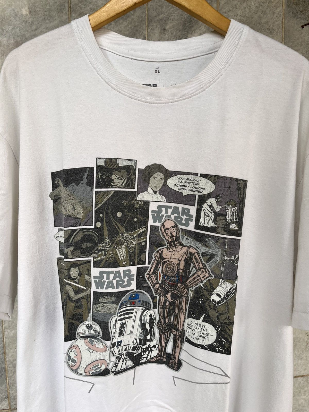 Star Wars Rare! Starwars R2D2 and C3PO Tshirt Size US XL / EU 56 / 4 - 2 Thumbnail