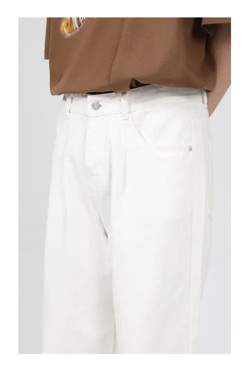 Other Japanese style simple straight casual jeans for men Size US 32 / EU 48 - 4 Thumbnail