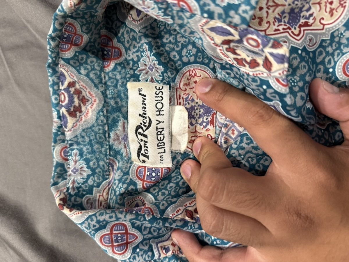 Tori Richard × Vintage Vintage Tory Richard Floral button up Size US L / EU 52-54 / 3 - 3 Thumbnail