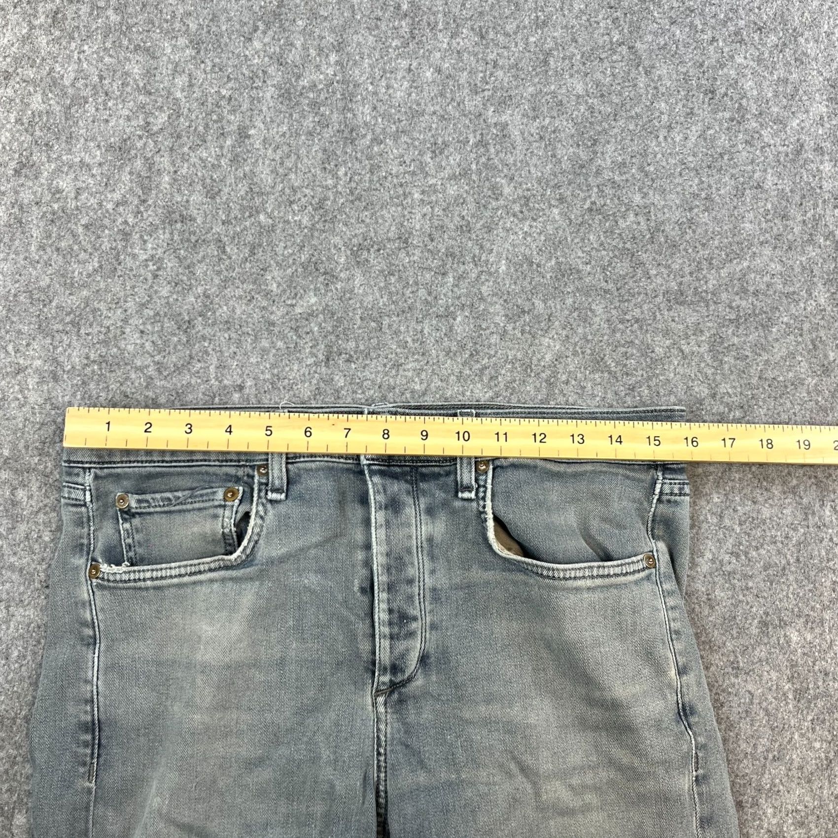 Rag & Bone rag & bone Jeans Slim Skinny 32 34 Grey USA Mens 5-Pocket Denim Cotton Modern Comfort Slim Fit Vintage: No Size US 32 / EU 48 - 6 Thumbnail
