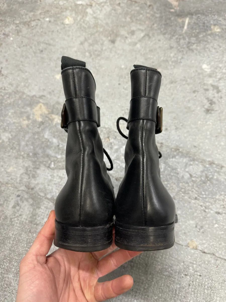 Dolce & Gabbana FW2000 Dolce & Gabbana Black Leather Boots Size US 7.5 / EU 40-41 - 8 Thumbnail