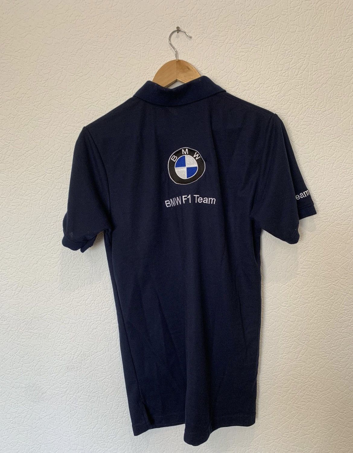 BMW Vintage BMW T Shirt Polo Racing Size US L / EU 52-54 / 3 - 1 Thumbnail