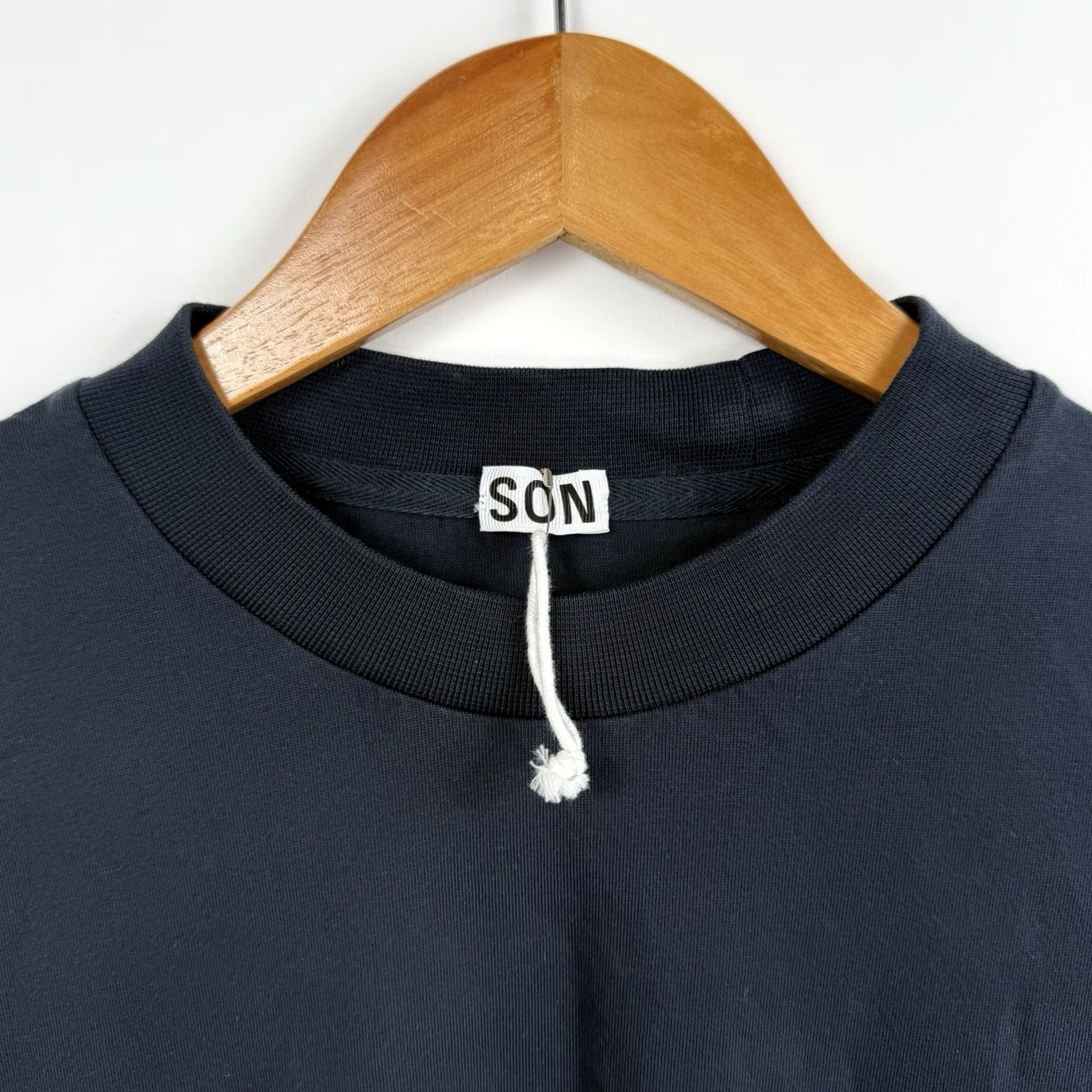 Vintage Son Of A Tailor T-Shirt Mens S/M Blue Cotton Long Sleeve Crew Neck NWOT Size US S / EU 44-46 / 1 - 4 Thumbnail