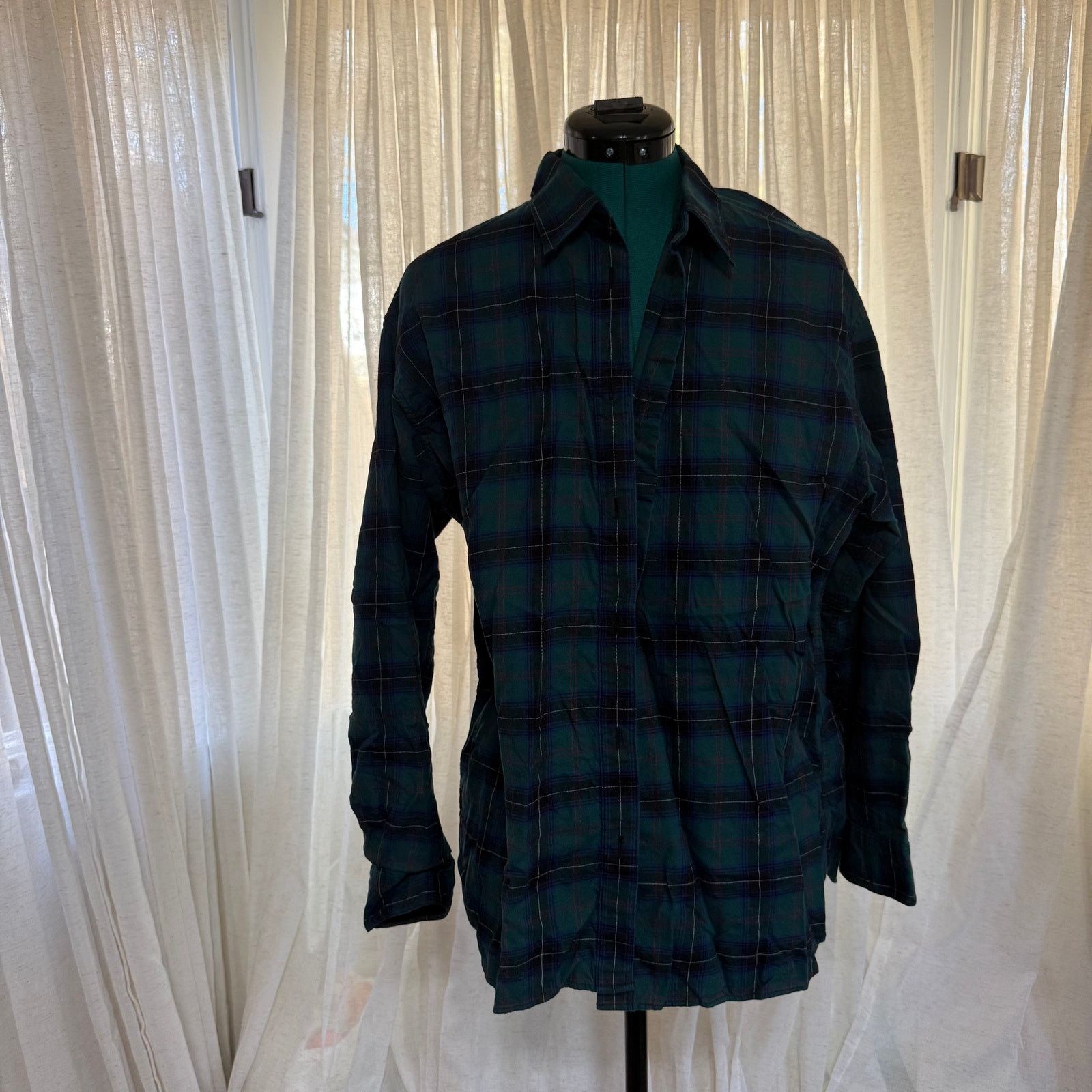 Uniqlo Uniqlo Plaid Button-Down Shirt | Sz L Size L / US 10 / IT 46 - 2 Thumbnail