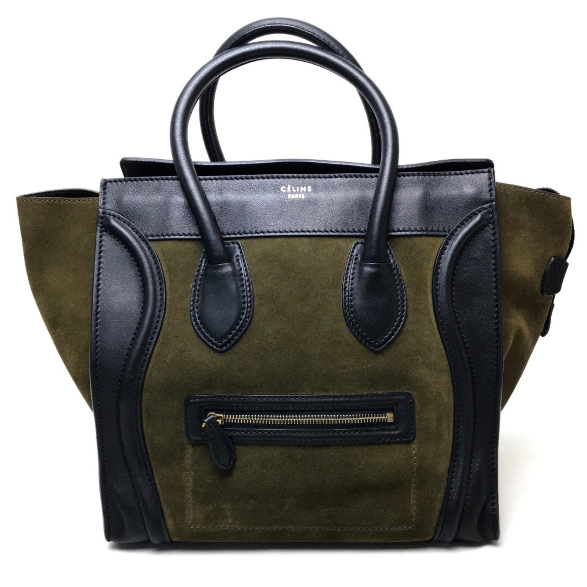 Celine CELINE 165213 Bag Shoulder Bag Tote Bag khaki Black Size ONE SIZE - 1 Thumbnail