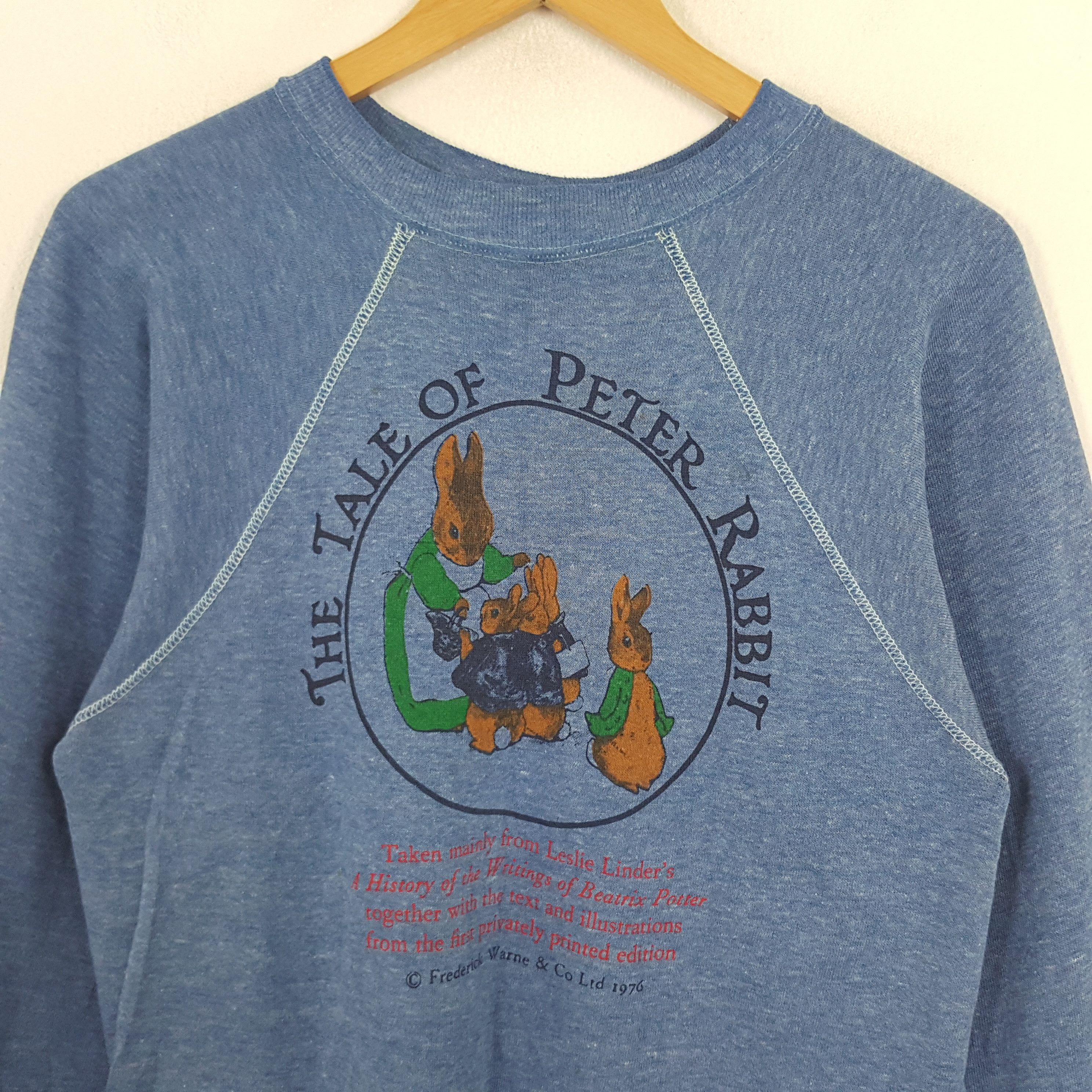 Cartoon Network × Vintage Vintage The Tale Peter Rabbit American Cartoon Sweatshirt Size US S / EU 44-46 / 1 - 2 Thumbnail