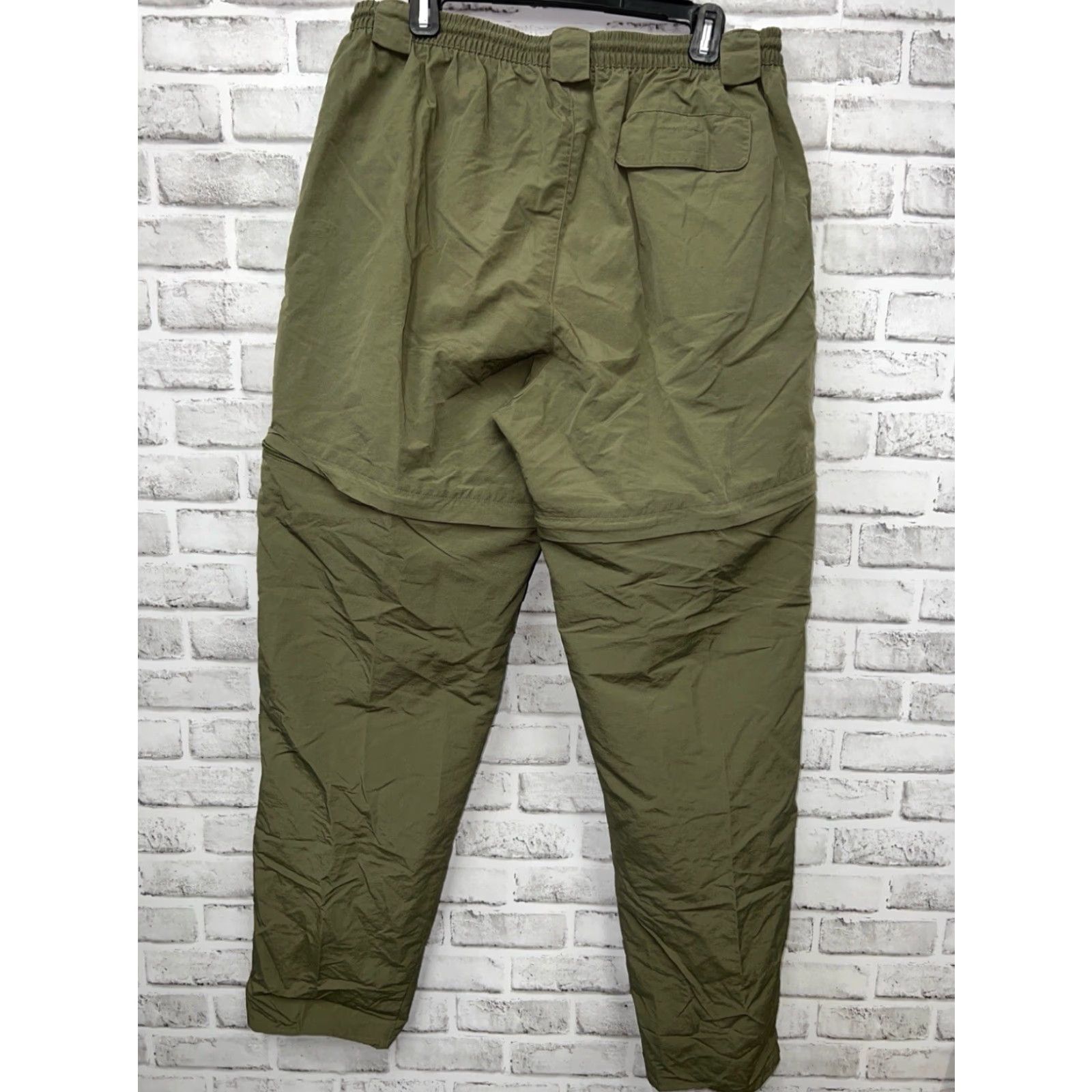 Vintage Pflueger Gold Medalist Green Convertible Pants Mens Size L Size US 33 - 4 Thumbnail