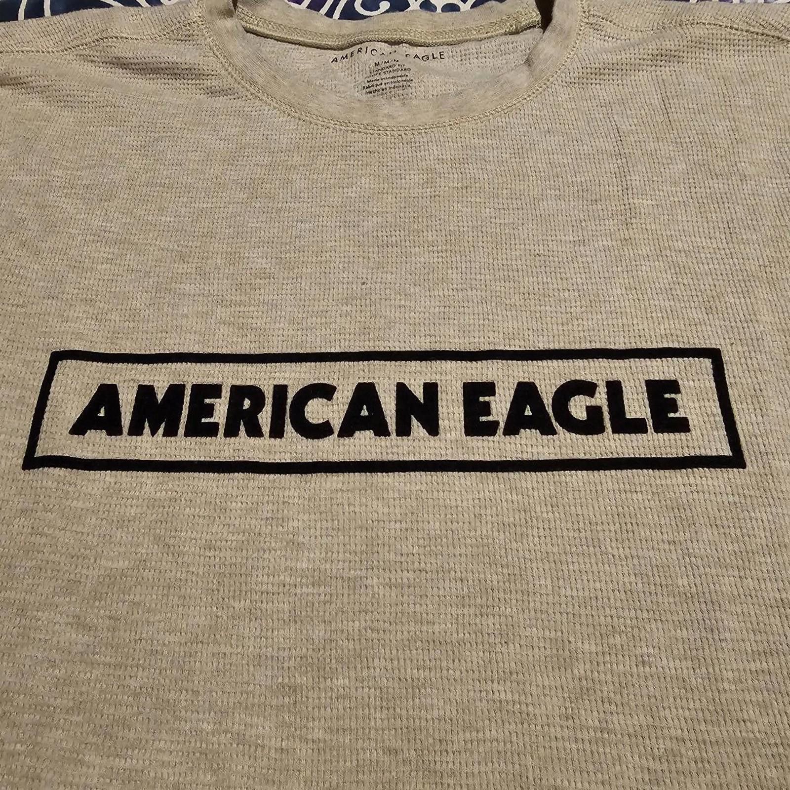 American Eagle Outfitters American Eagle Men's Cream Shirt Size US M / EU 48-50 / 2 - 5 Thumbnail