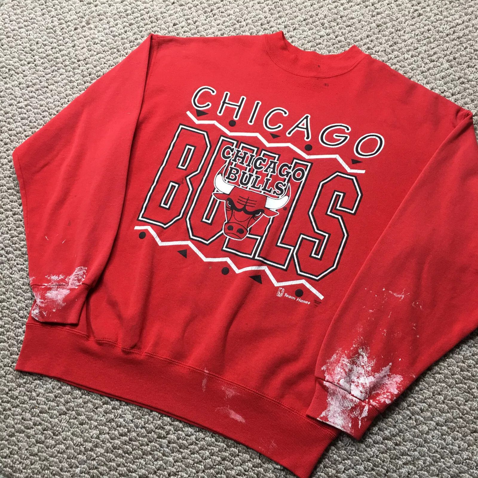 Billionaire Boys Club Chicago Bulls NBA Vintage Sweatshirt Pullover Size US XXL / EU 58 / 5 - 1 Thumbnail