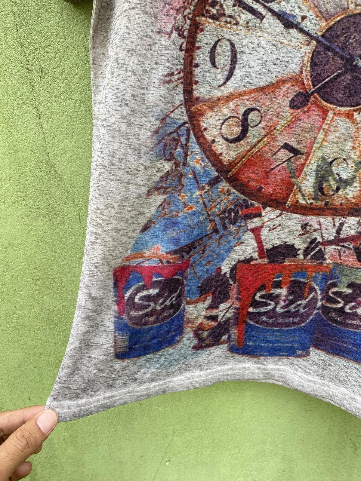 Other Vintage Artsy Clock Graphic Tee LifeIsDesignedToKickYour Size ONE SIZE - 6 Thumbnail