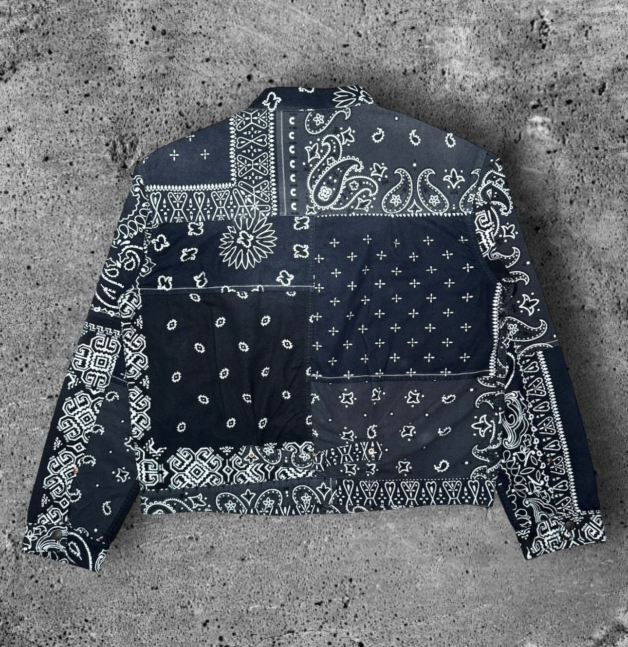 Kapital KAPITAL “REVERSIBLE BANDANA TRUCKER JACKET” Size US XL / EU 56 / 4 - 5 Thumbnail