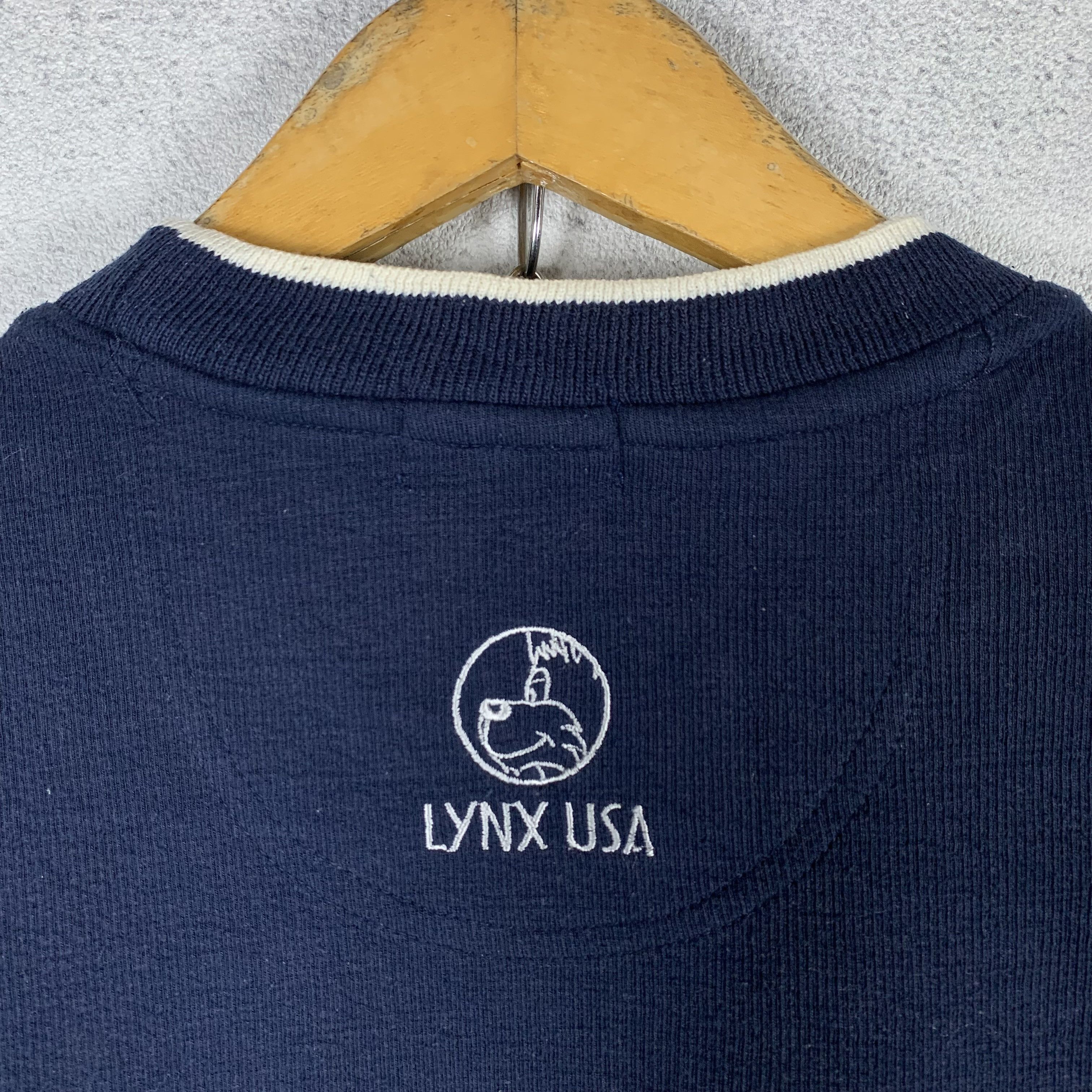 Vintage Vintage Lynx USA Sweatshirt Crewneck Size US L / EU 52-54 / 3 - 3 Thumbnail