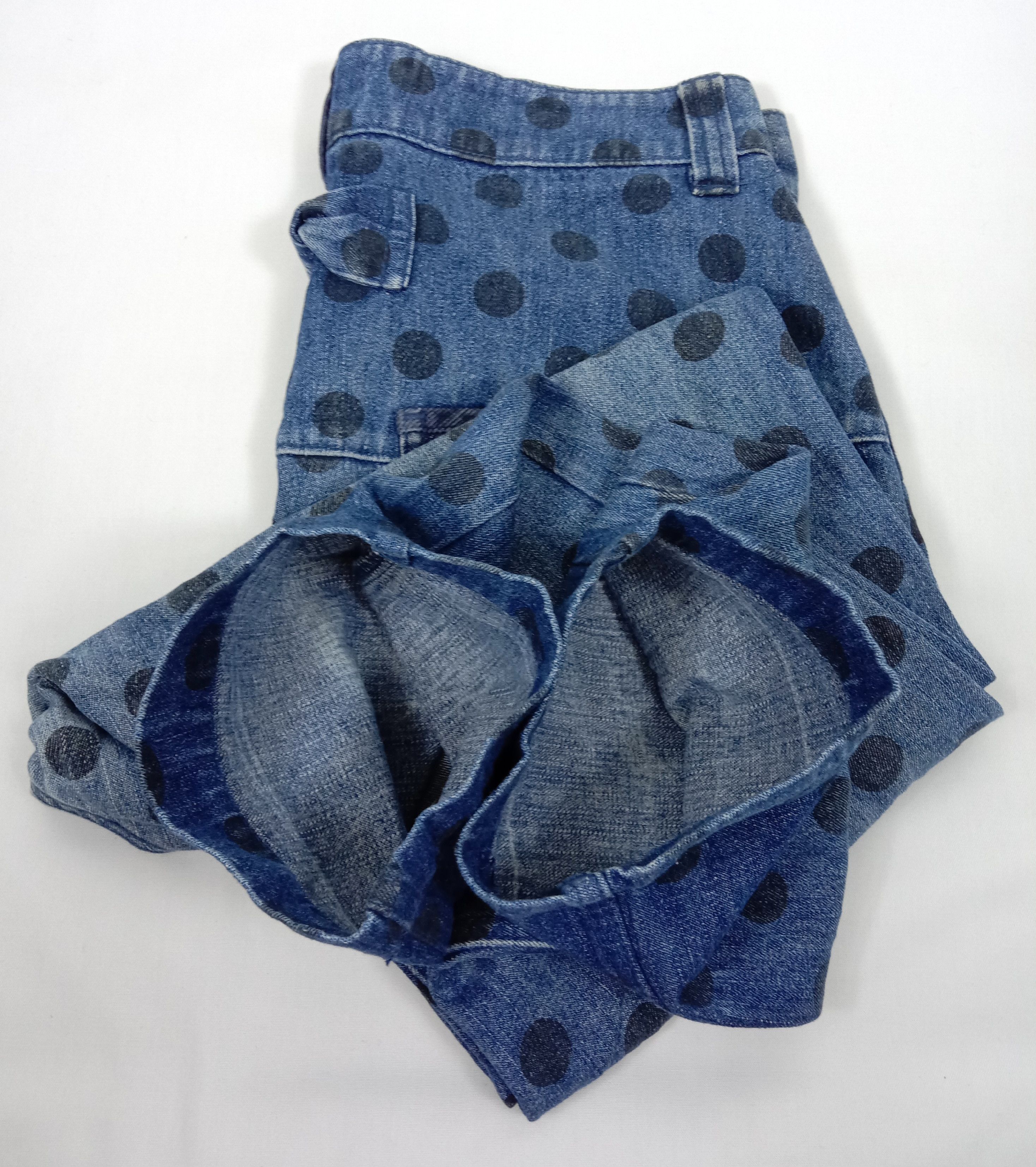 Japanese Brand Vintage Japanese Pou Dou Dou Polkadot Jeans Size 31" - 13 Thumbnail