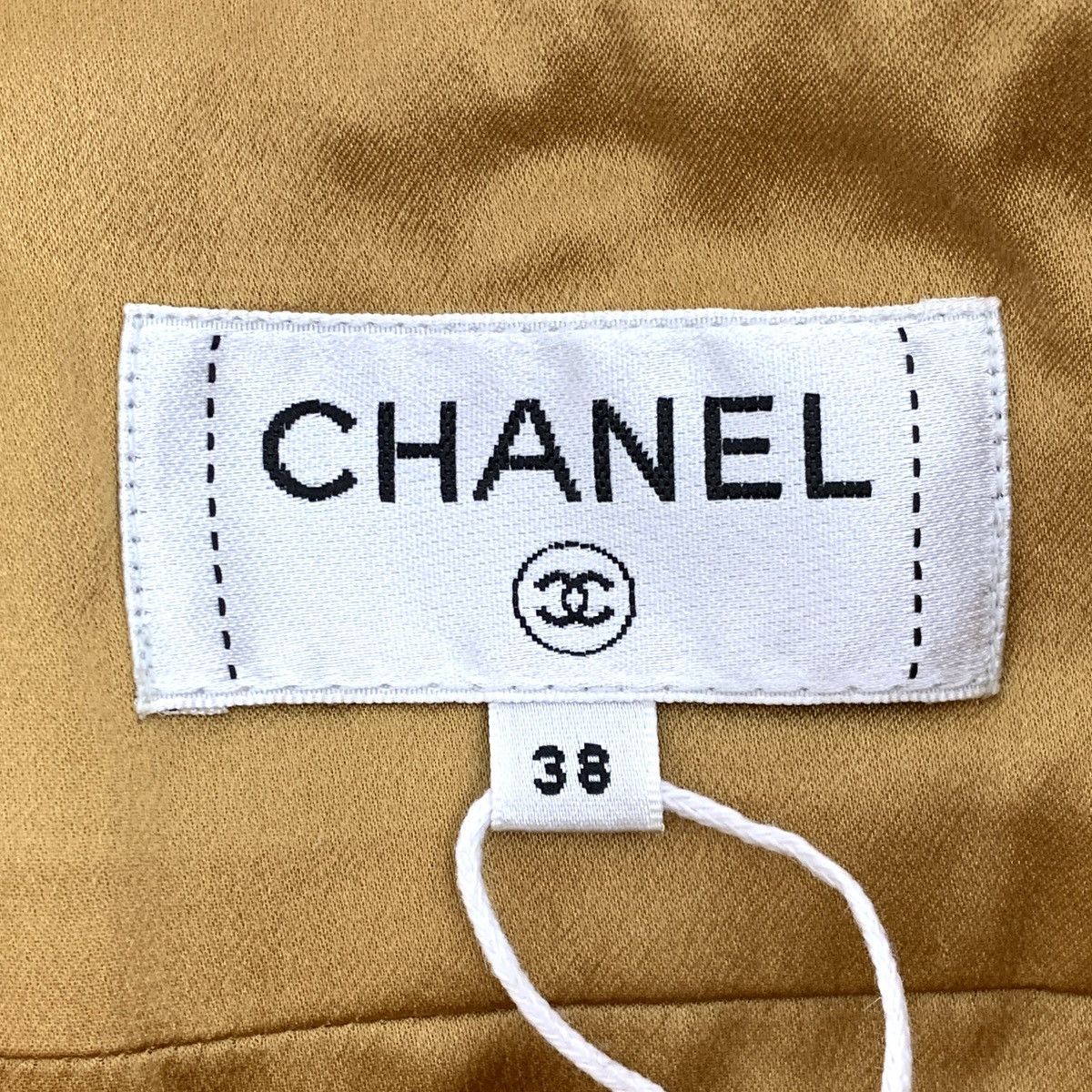 Chanel Chanel Atelier Egypt Gold Woven Tweed Tassel Skirt K26WX Size 26" / US 2 / IT 38 - 6 Thumbnail
