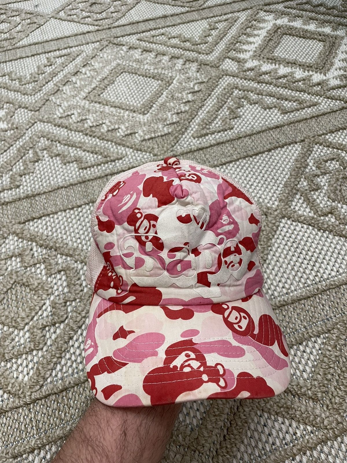 Bape × Stussy Bape X Stussy trucker Hat | Grailed
