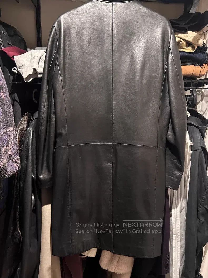 Helmut Lang Helmut Lang Black leather trench coat Size US M / EU 48-50 / 2 - 5 Thumbnail