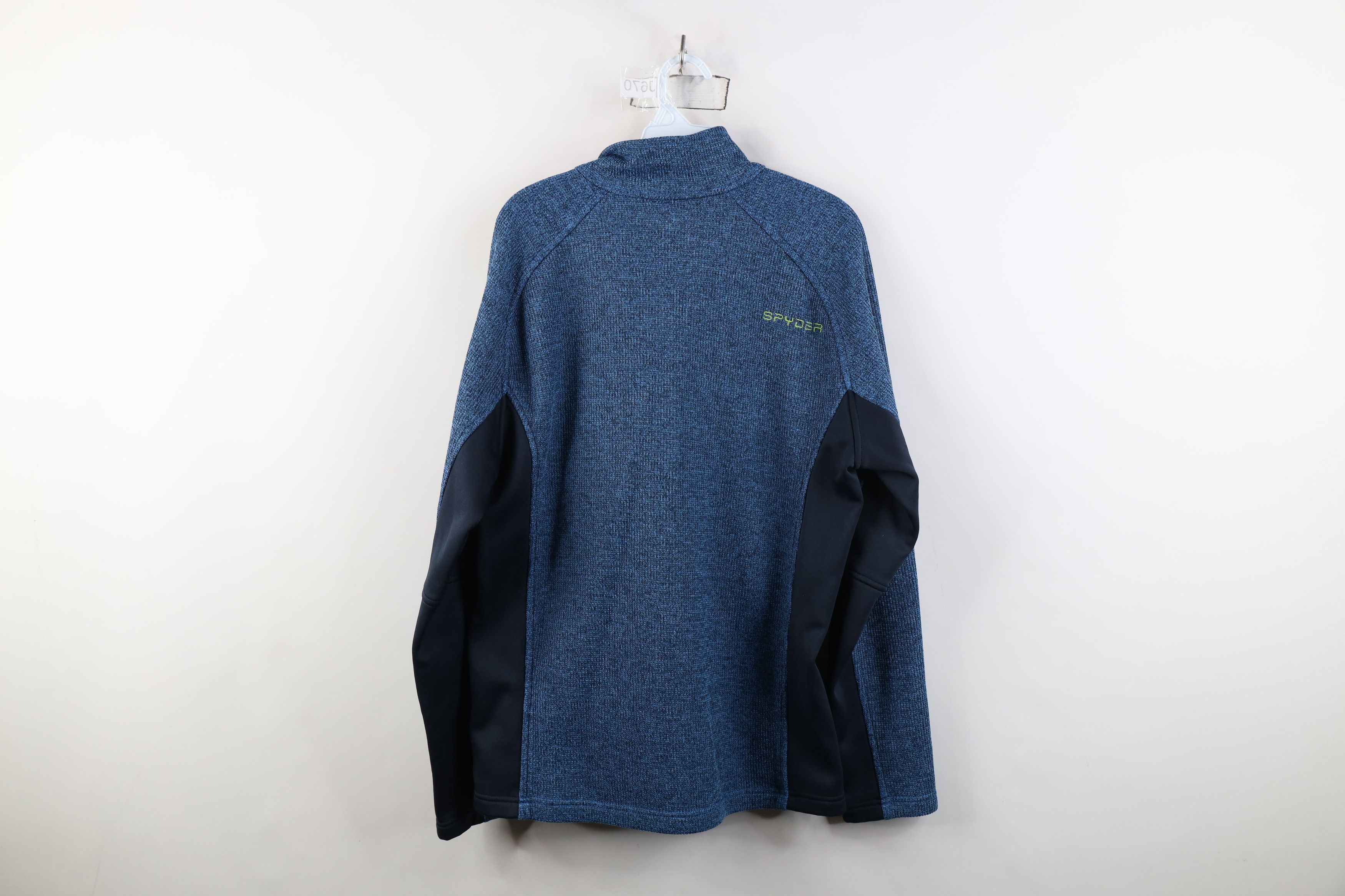 Spyder Spyder Ribbed Knit Outbound Half Zip Pullover Sweater Blue Size US L / EU 52-54 / 3 - 12 Thumbnail