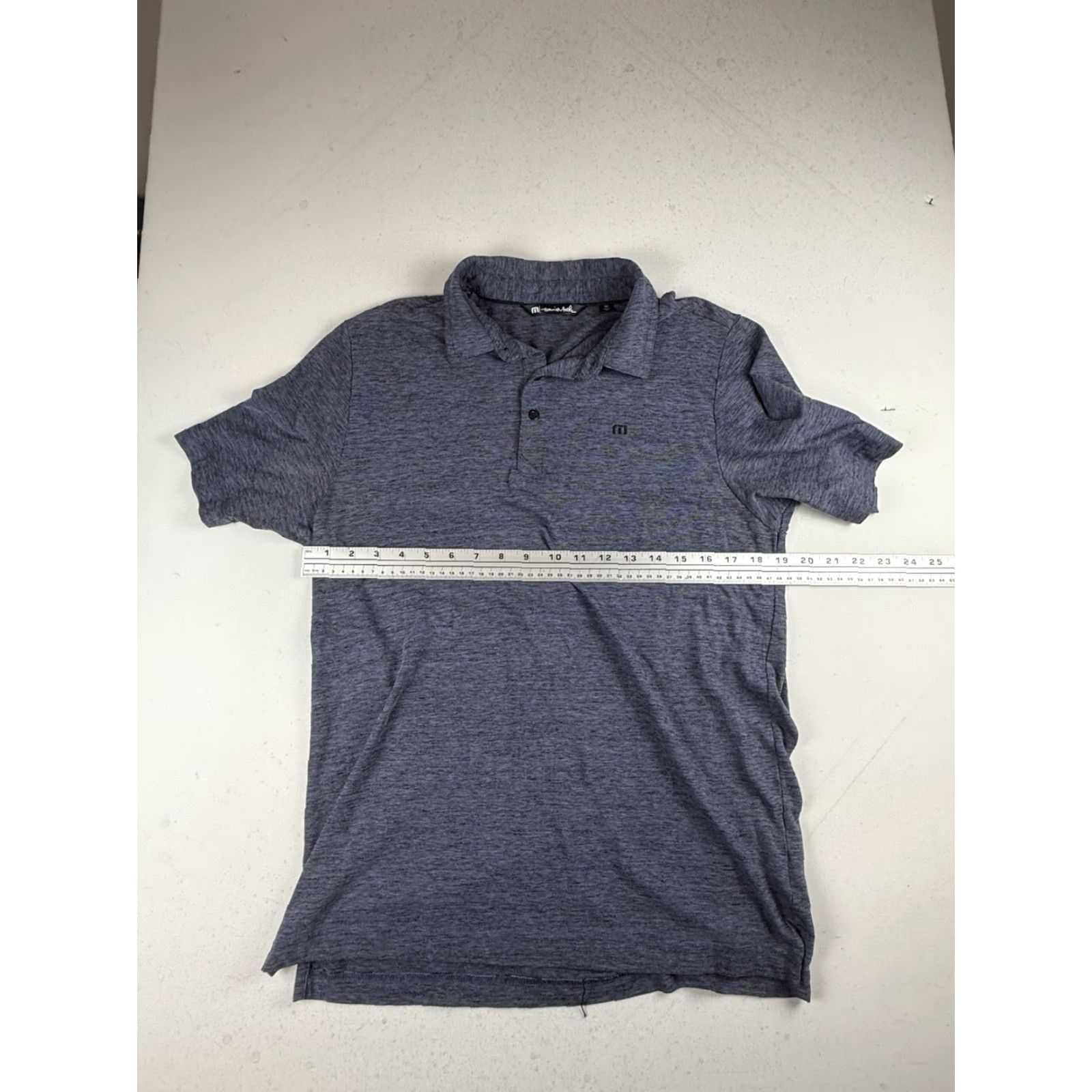 TravisMathew Travis Mathew Polo Shirt Mens M Blue Casual Embroider Size US M / EU 48-50 / 2 - 4 Thumbnail