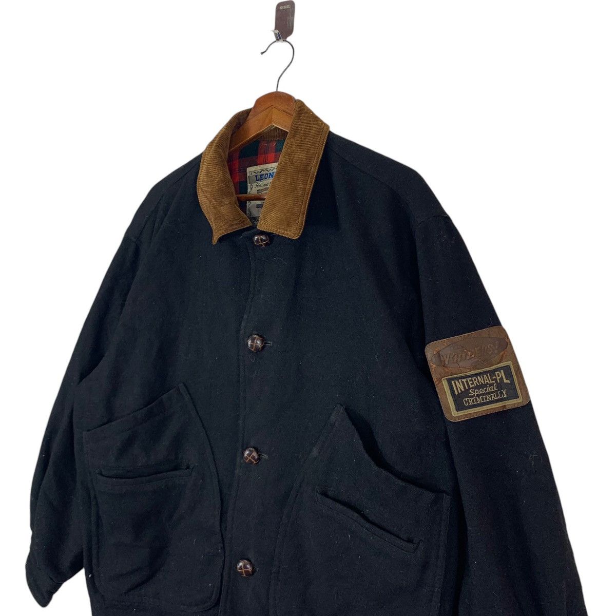 Issey Miyake × Vintage Vintage Leonte Independence Union Made Bomber Wool Jacket Size US M / EU 48-50 / 2 - 2 Thumbnail