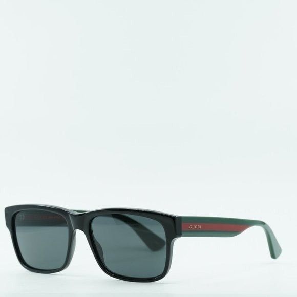 Gucci New Gucci Gg0340s 006 Black Multicolor Grey Mens Sunglasses Grailed