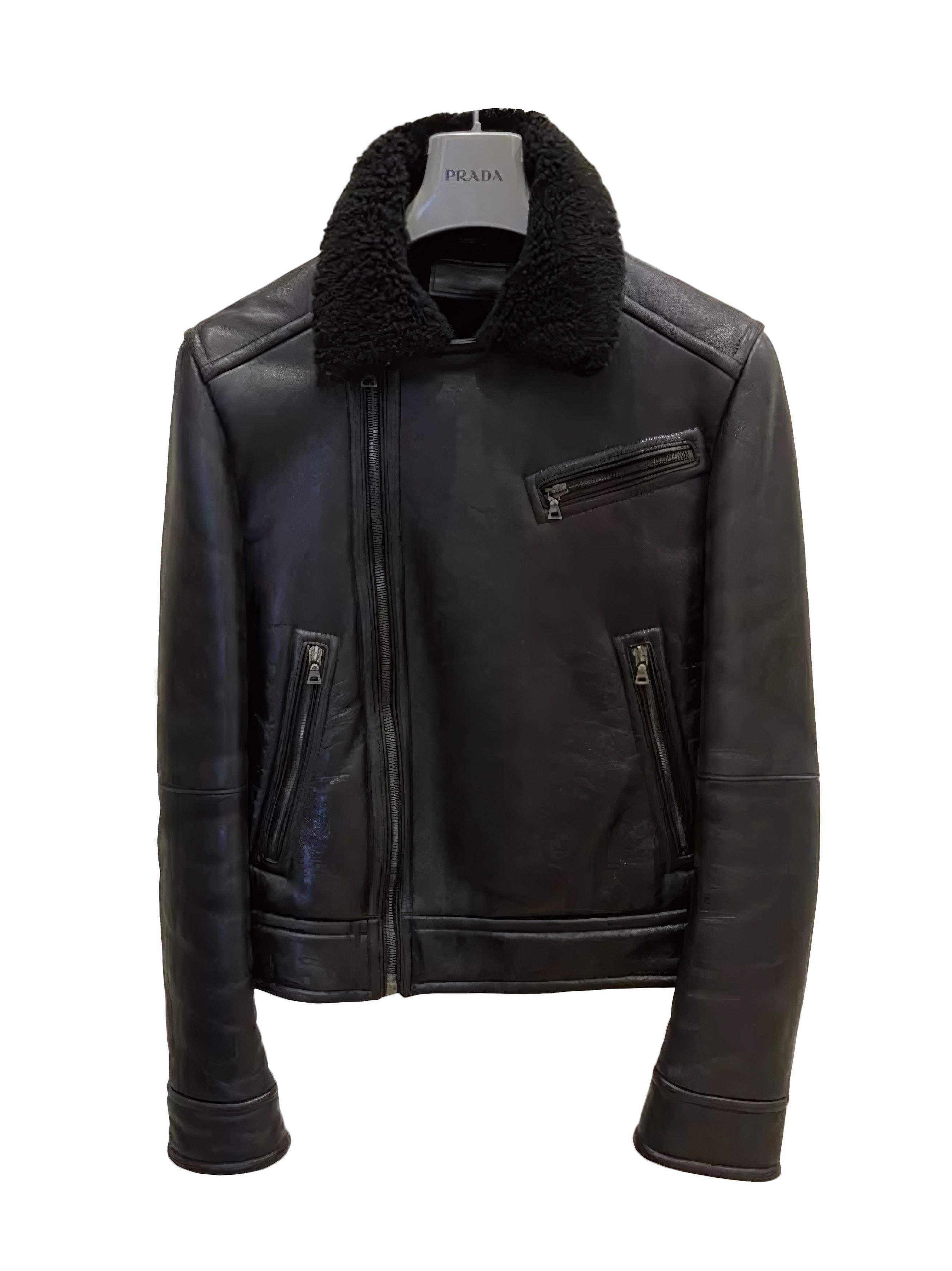 Prada AW2007 PRADA SHEARLING JACKET COAT Size US M / EU 48-50 / 2 - 2 Thumbnail