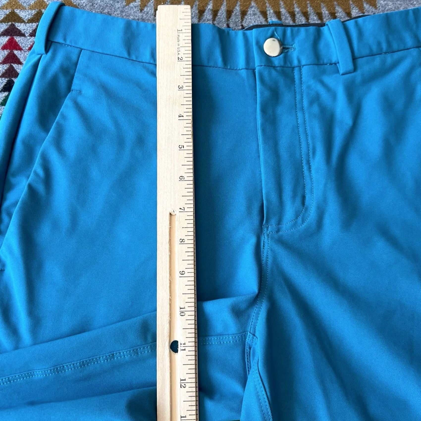 Lululemon Lululemon Commission Shorts Mens 30 Blue 10in Golf Classic Fit A5 Size US 30 / EU 46 - 4 Thumbnail