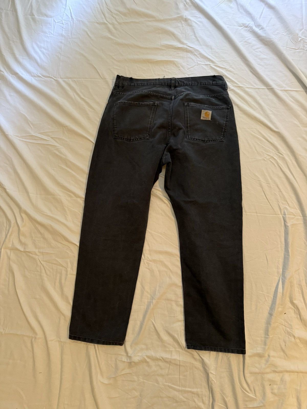 Carhartt Wip Black canvas jeans Size US 38 / EU 54 - 3 Thumbnail