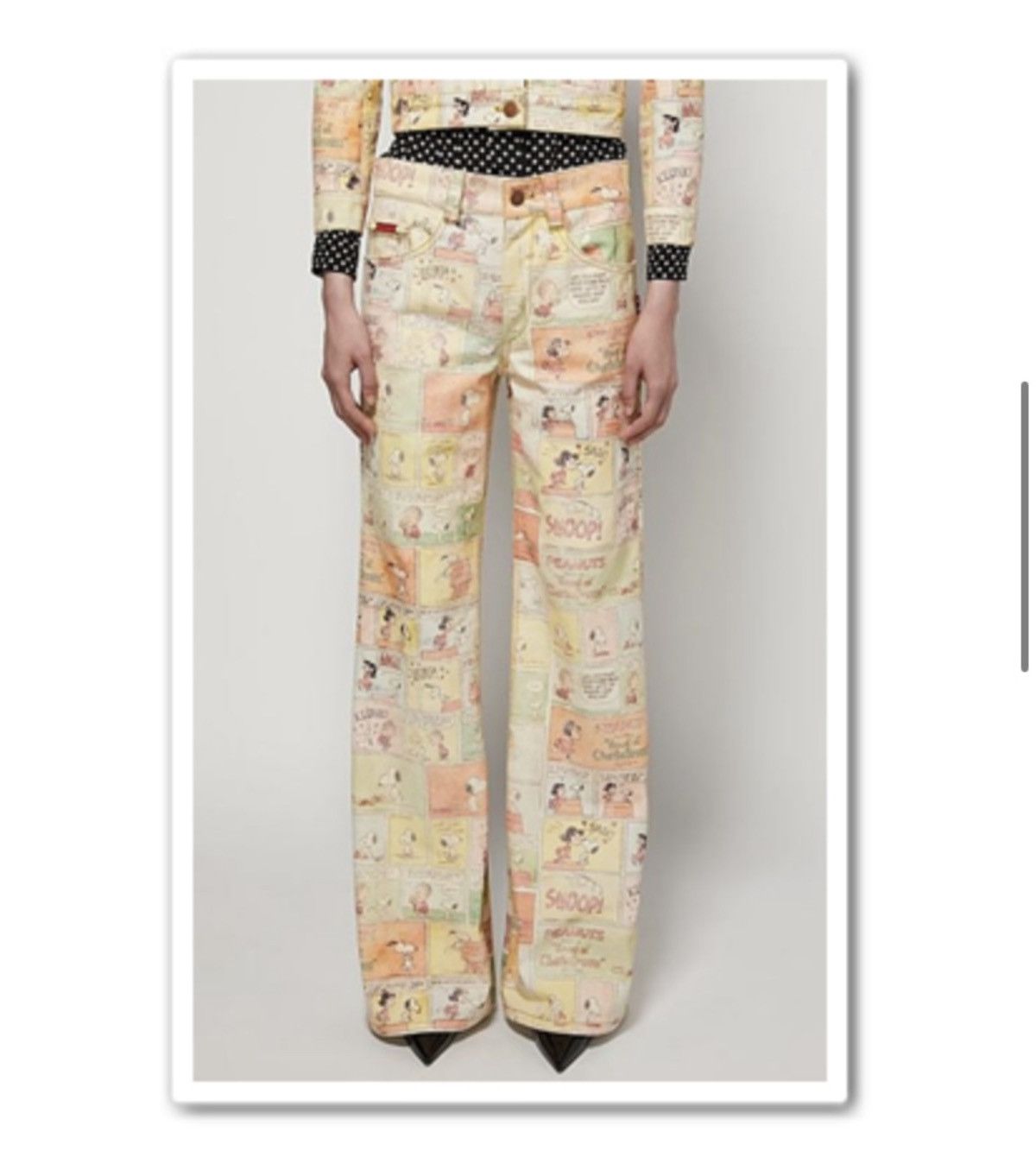 Marc Jacobs × Peanuts Marc Jacobs X Peanuts Flared Jeans Size 32" / US 10 / IT 46 - 1 Thumbnail