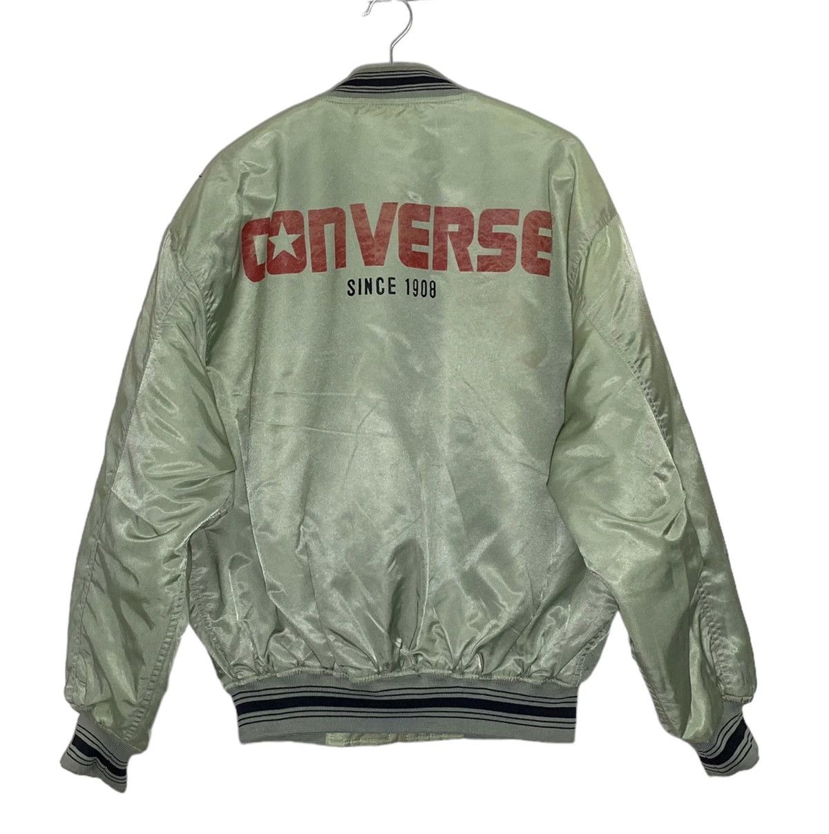 Converse Vintage Converse ALL STAR Bomber Jacket USA Size US L / EU 52-54 / 3 - 1 Thumbnail