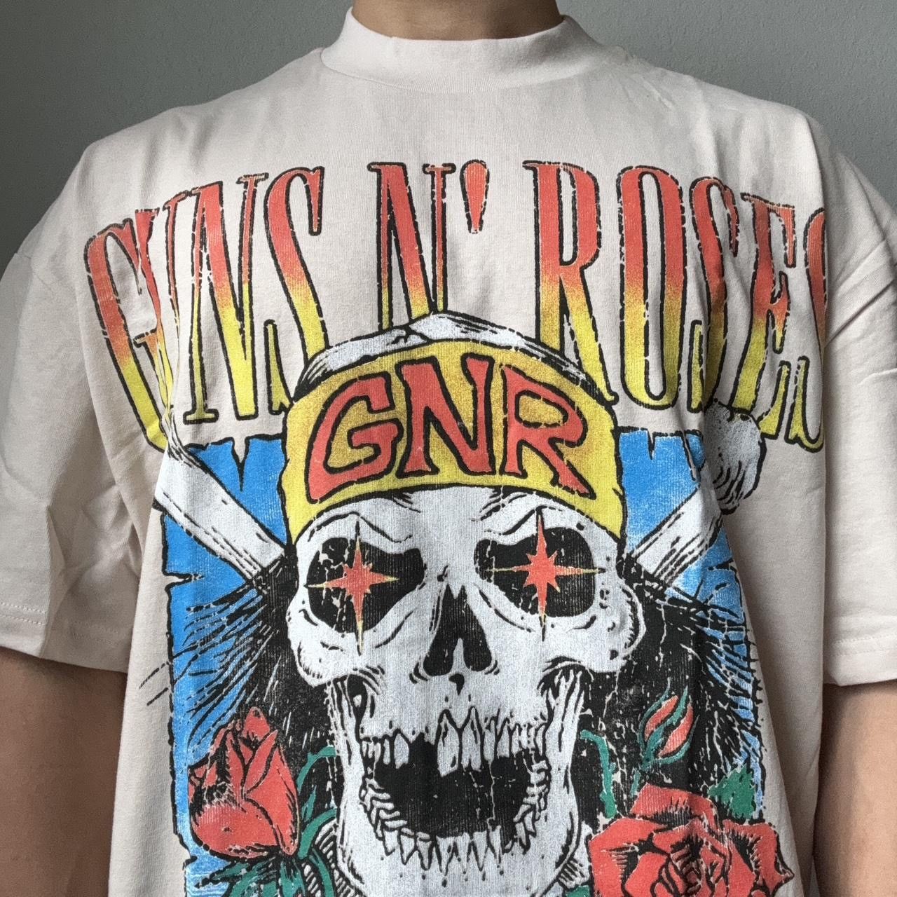 Band Tees × Guns N' Roses Guns N Roses Band Graphics Cream Tee Shirt Size US L / EU 52-54 / 3 - 6 Thumbnail